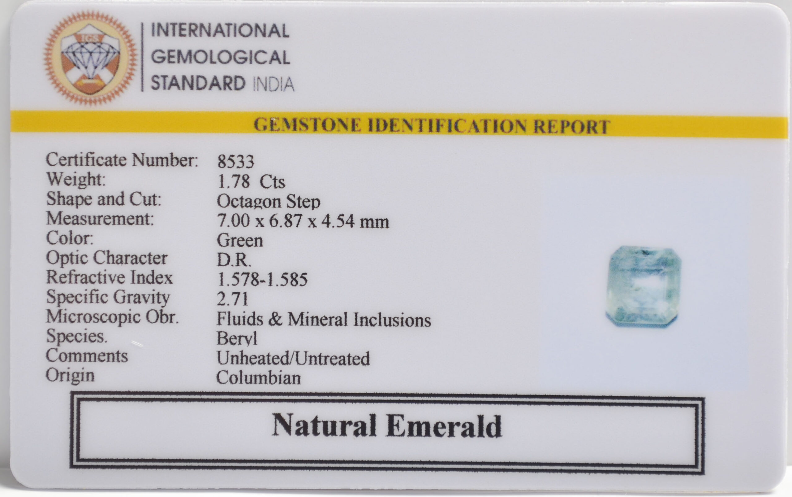 EMRG21403 2 scaled EMERALD 1.78 Ct.