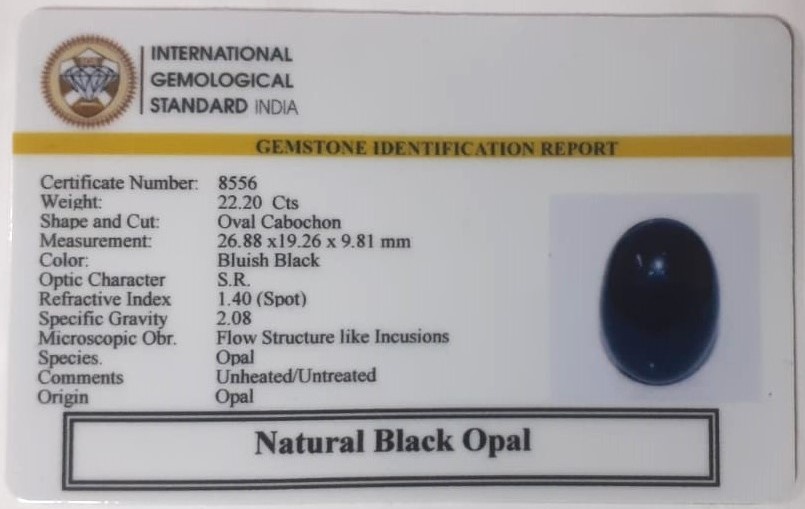 NBOPG2 2 BLACK OPAL 22.2 Ct.