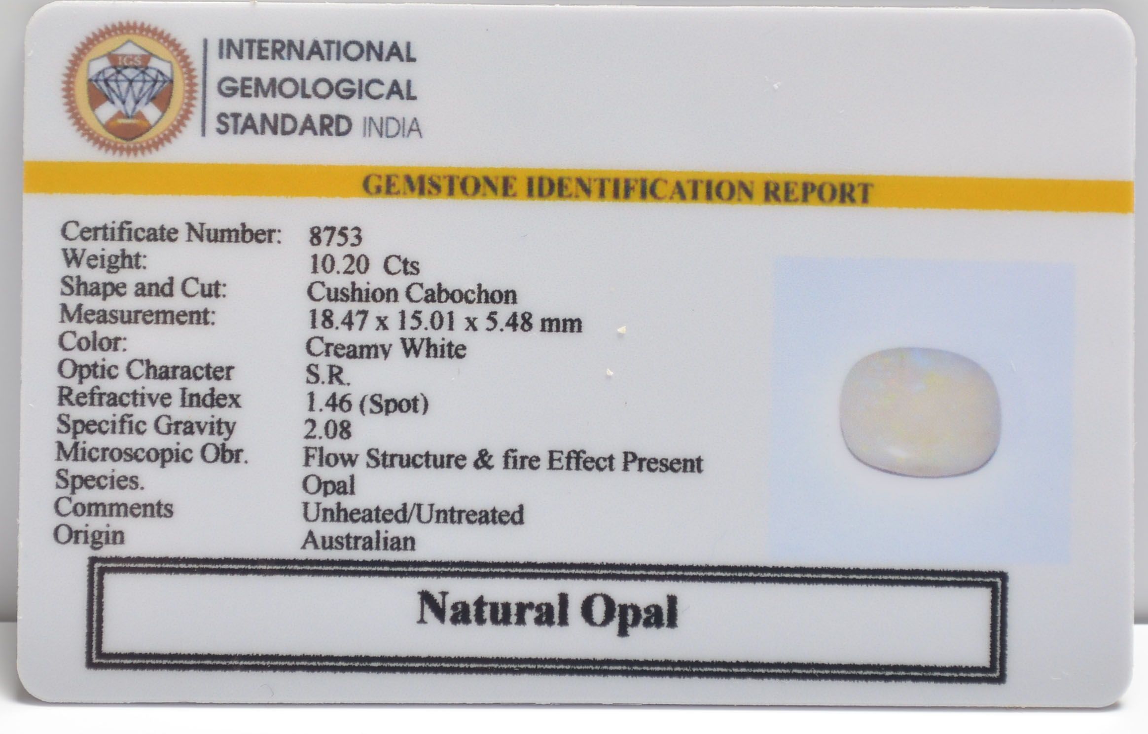 OPAL 10.2 Ct. 3 OPL9607 2 OPAL 10.2 Ct.