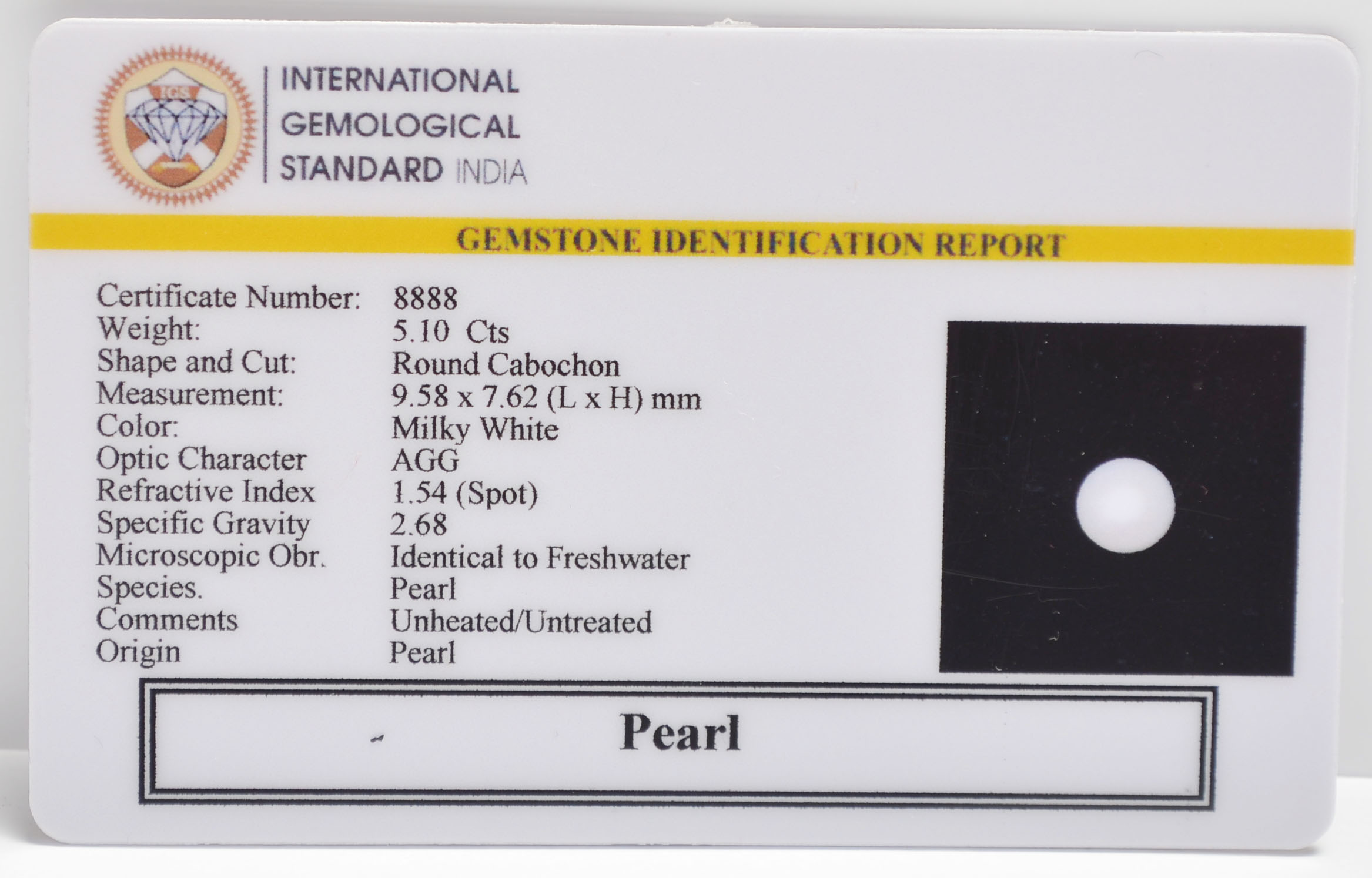 PRL7232 2 PEARL 5.1 Ct.