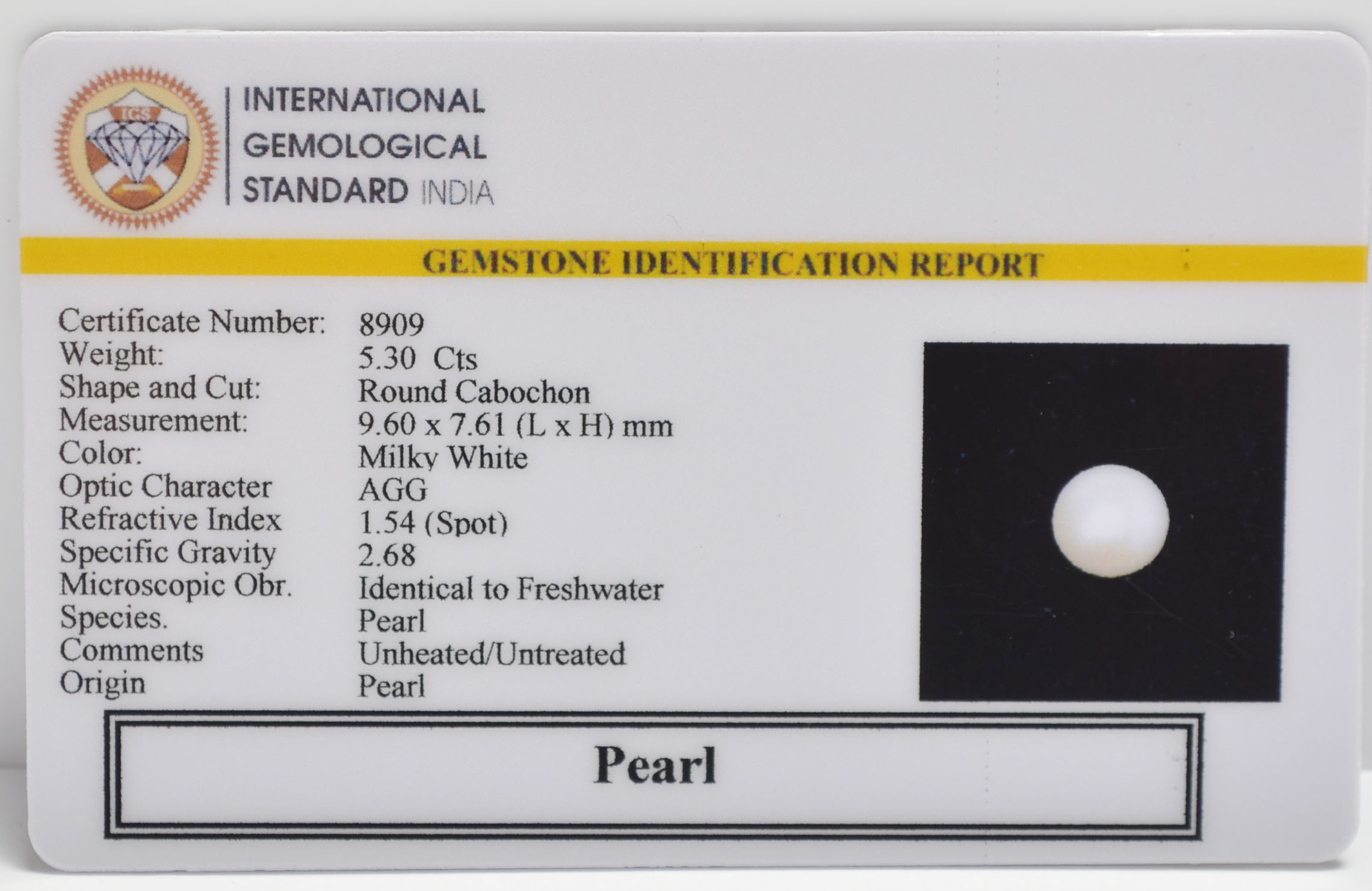 PRL7253 2 PEARL 5.3 Ct.
