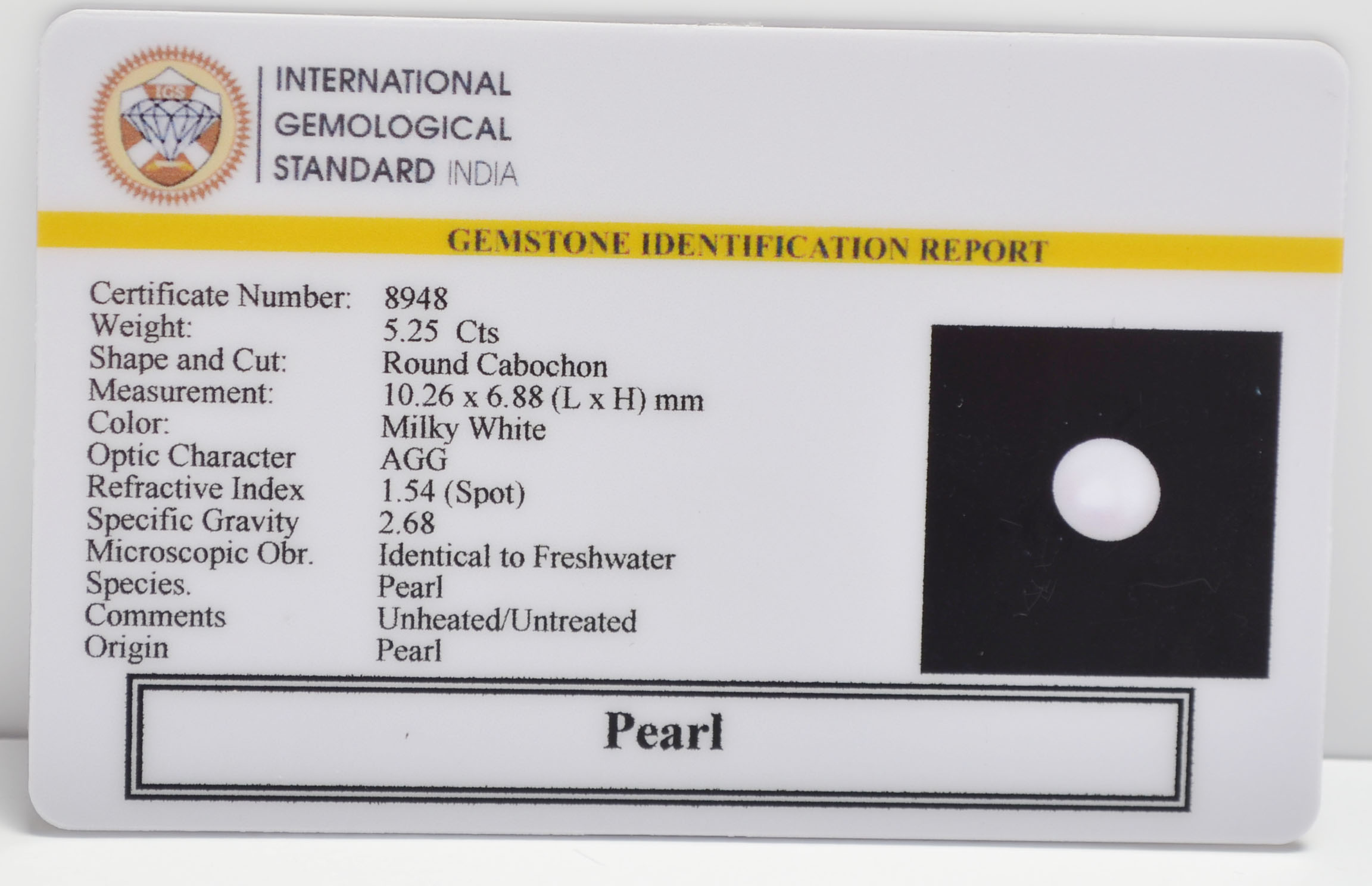 PRL7292 2 PEARL 5.25 Ct.