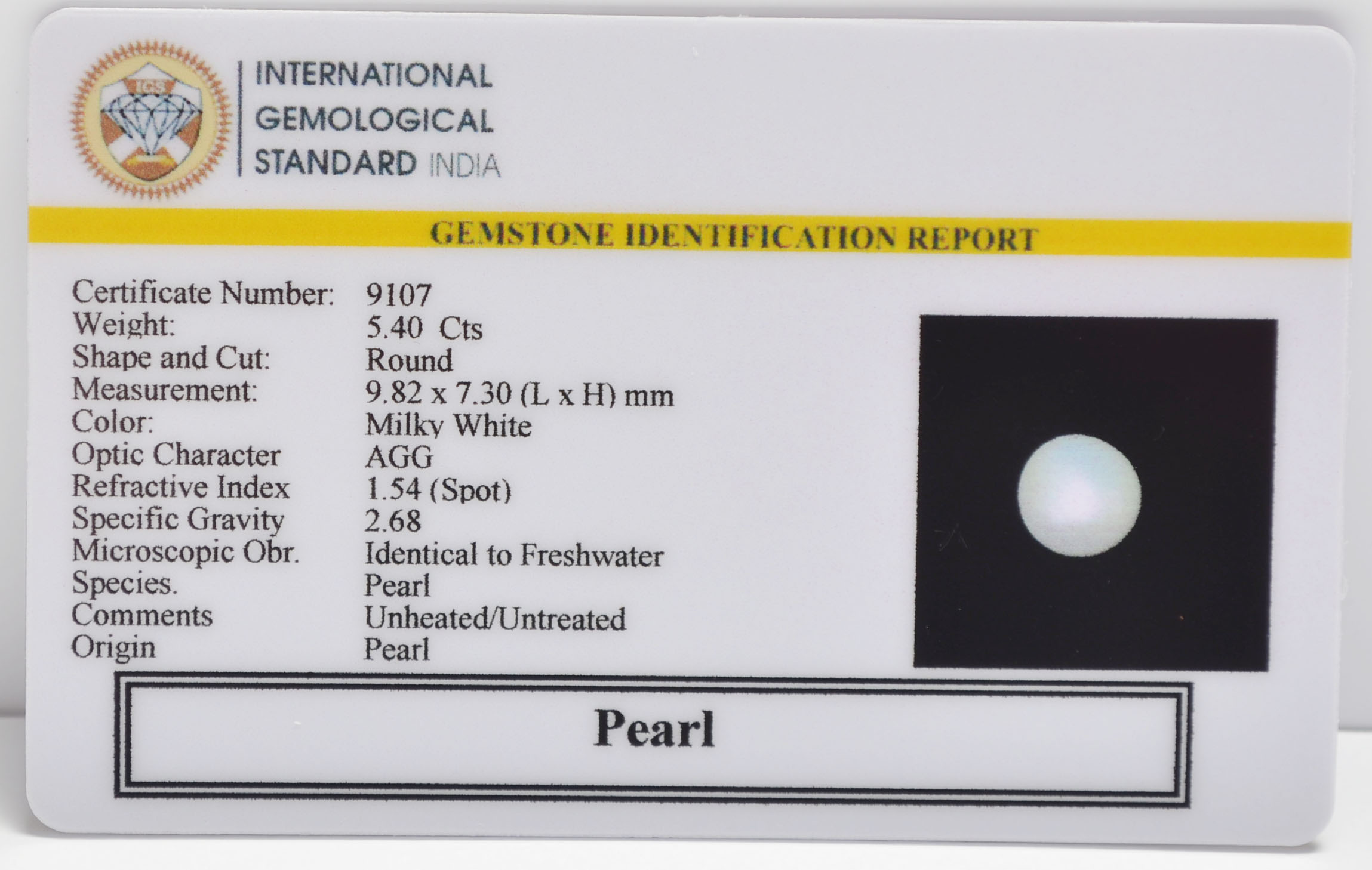 PRL7308 2 PEARL 5.4 Ct.