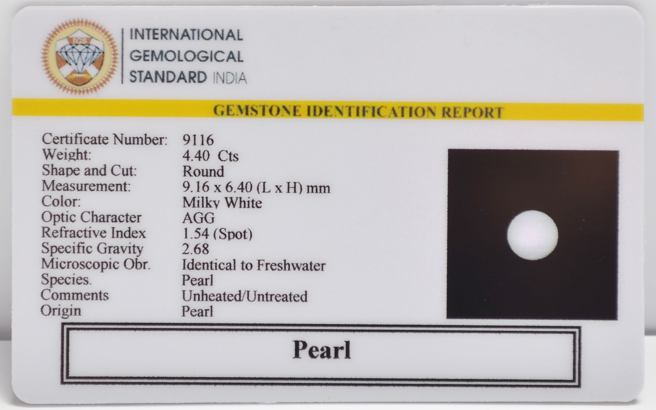 PRL7317 2 PEARL 4.4 Ct.