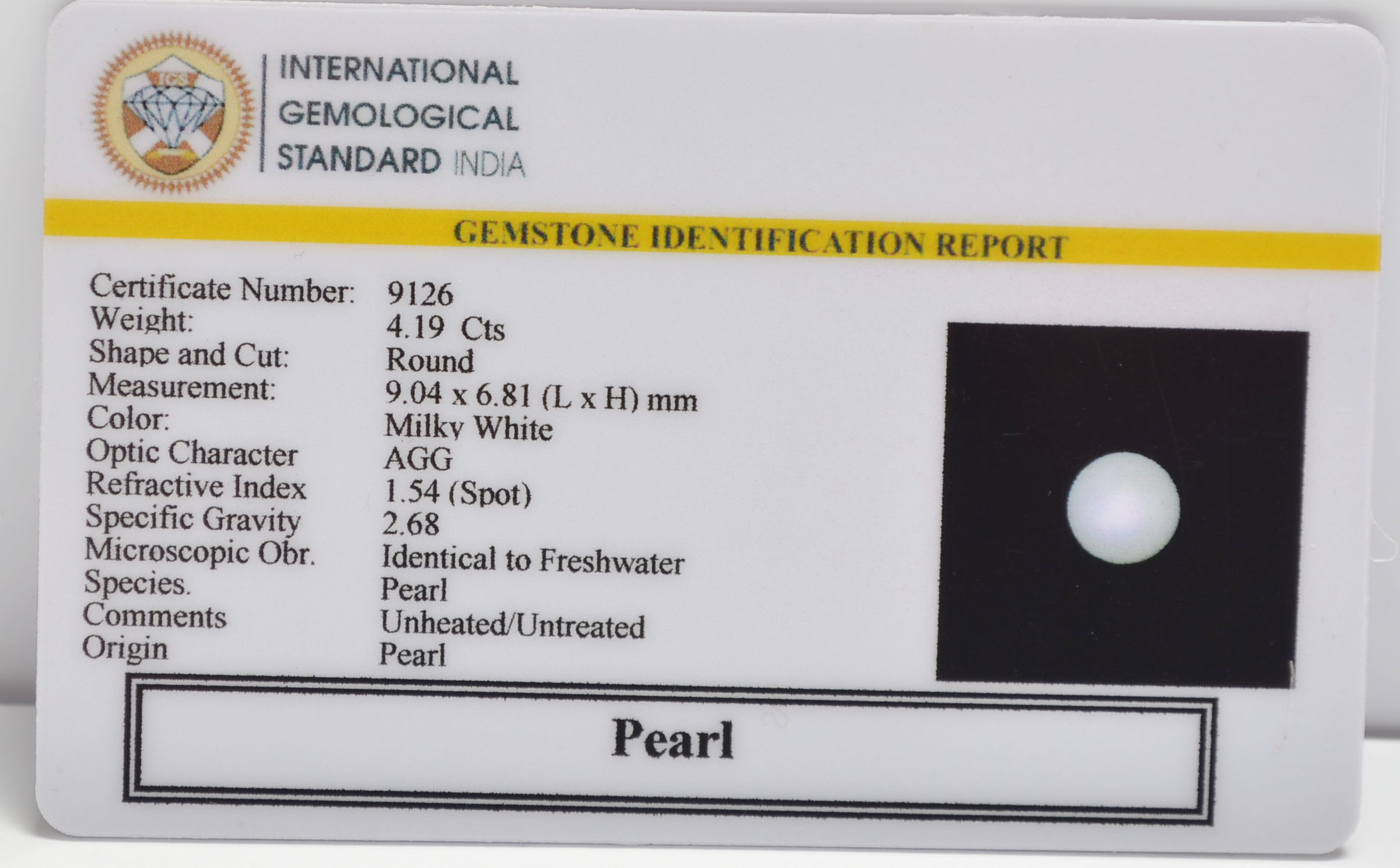 PRL7327 2 PEARL 4.19 Ct.