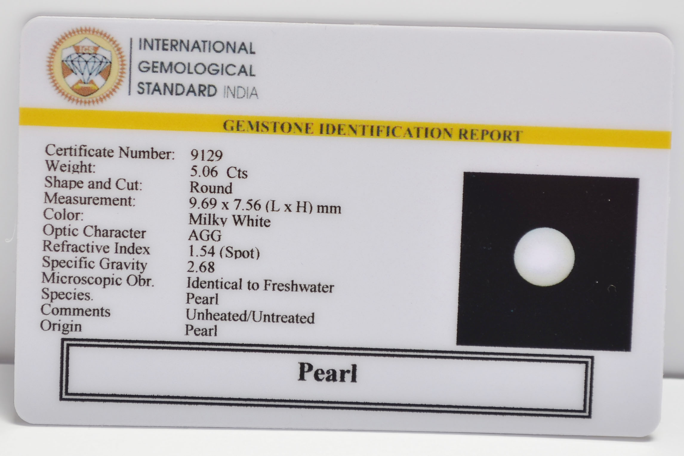 PRL7330 2 PEARL 5.06 Ct.