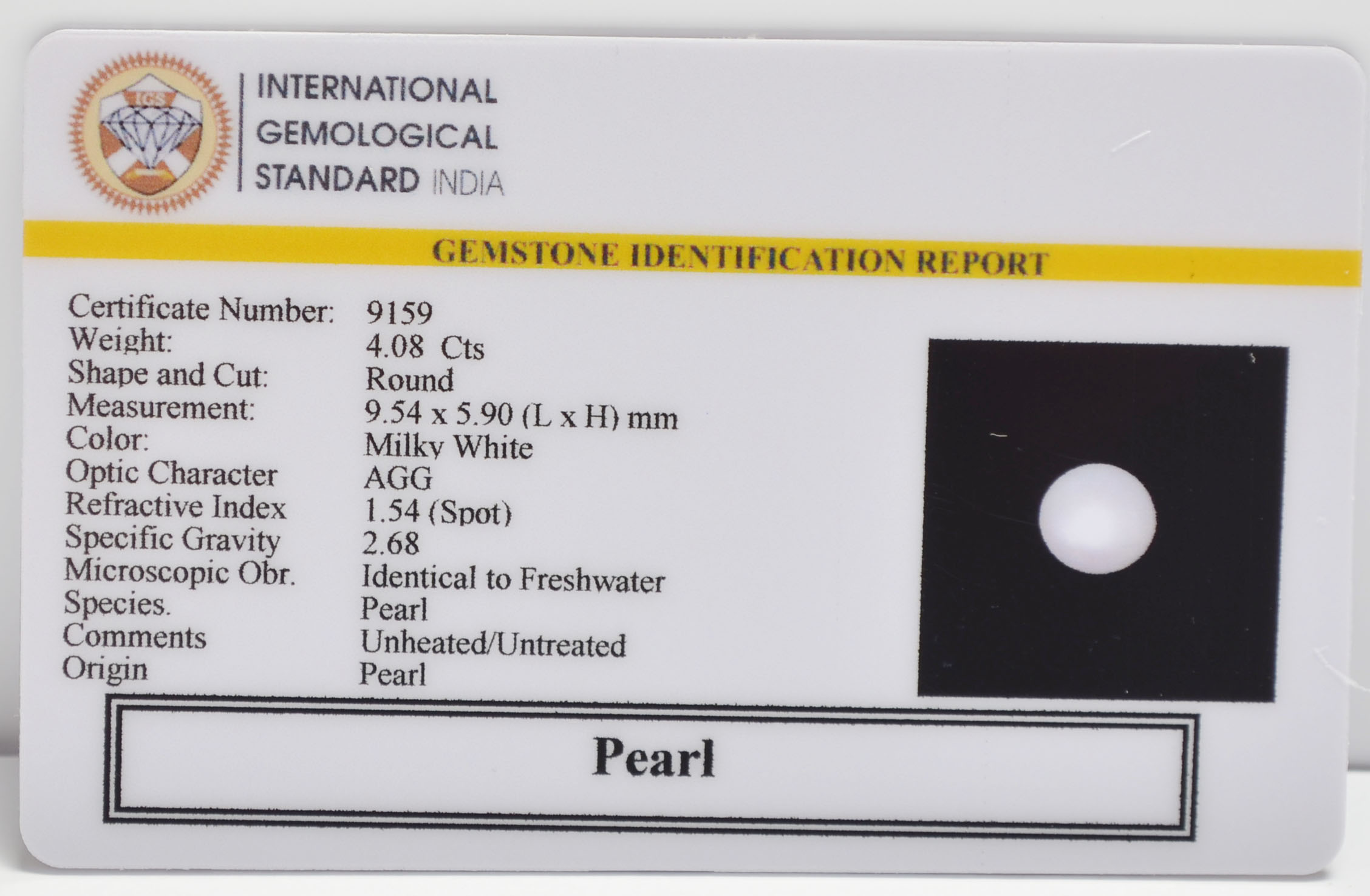 PRL7360 2 PEARL 4.08 Ct.
