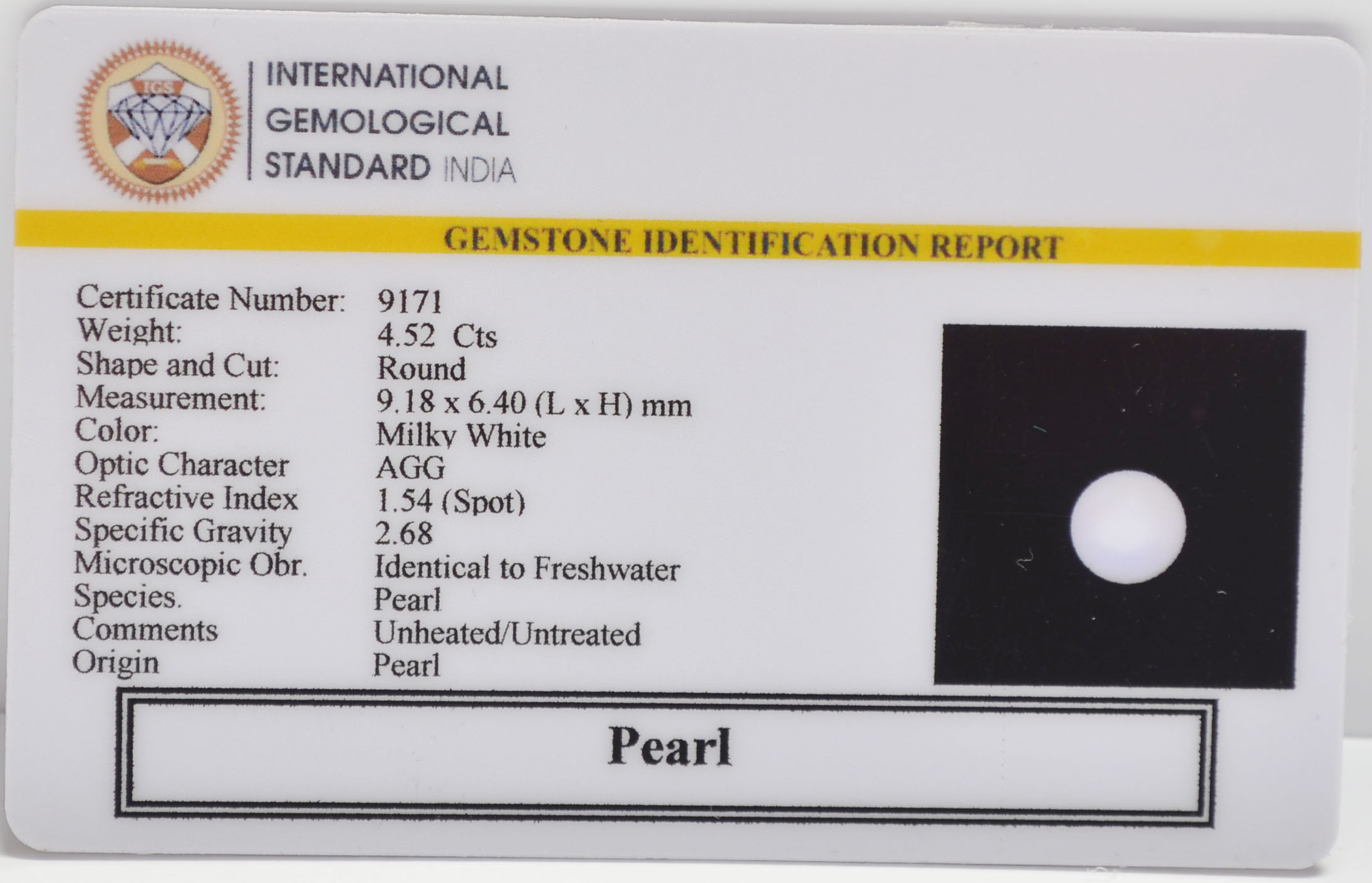 PRL7372 2 PEARL 4.52 Ct.