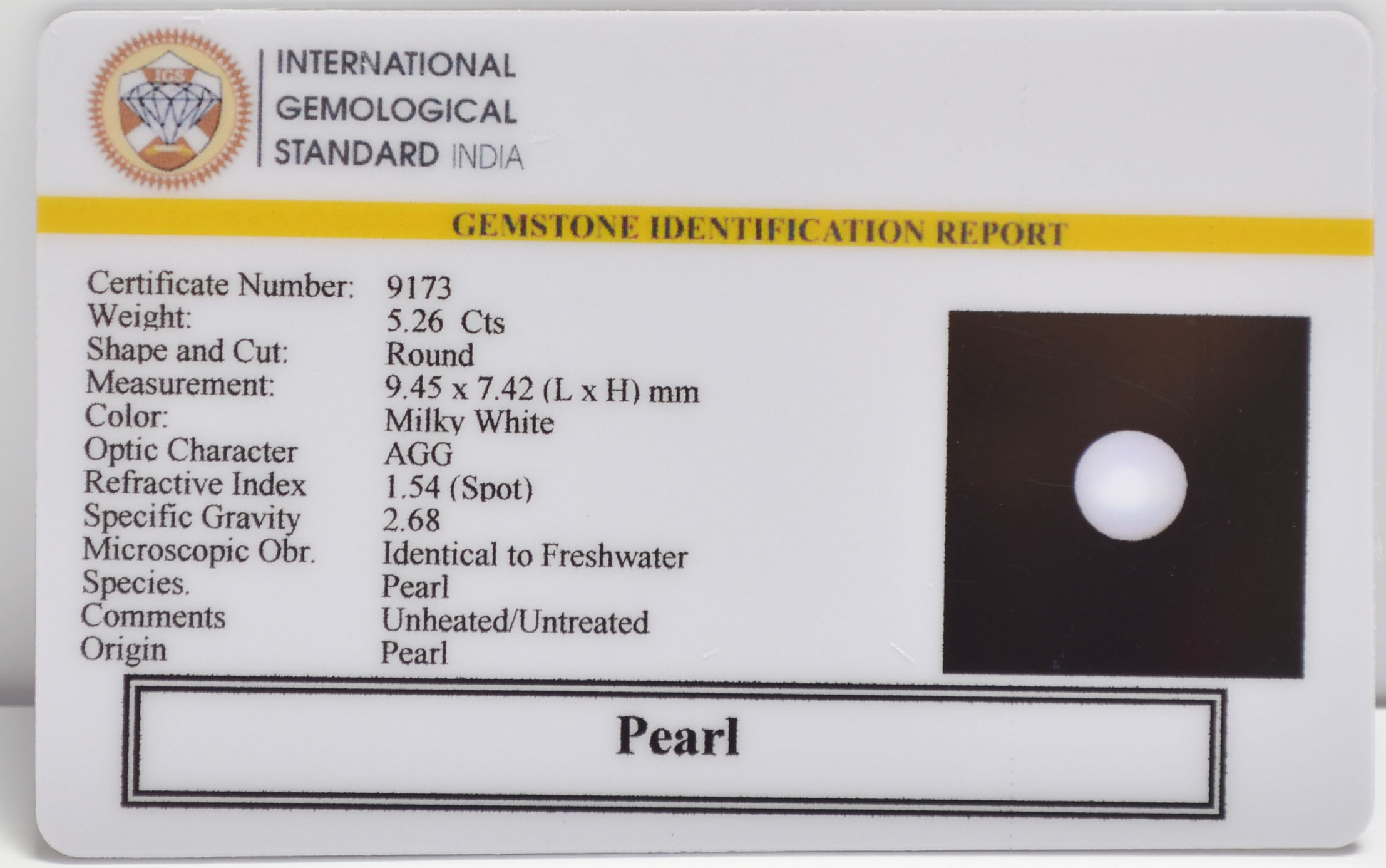 PRL7374 2 PEARL 5.26 Ct.