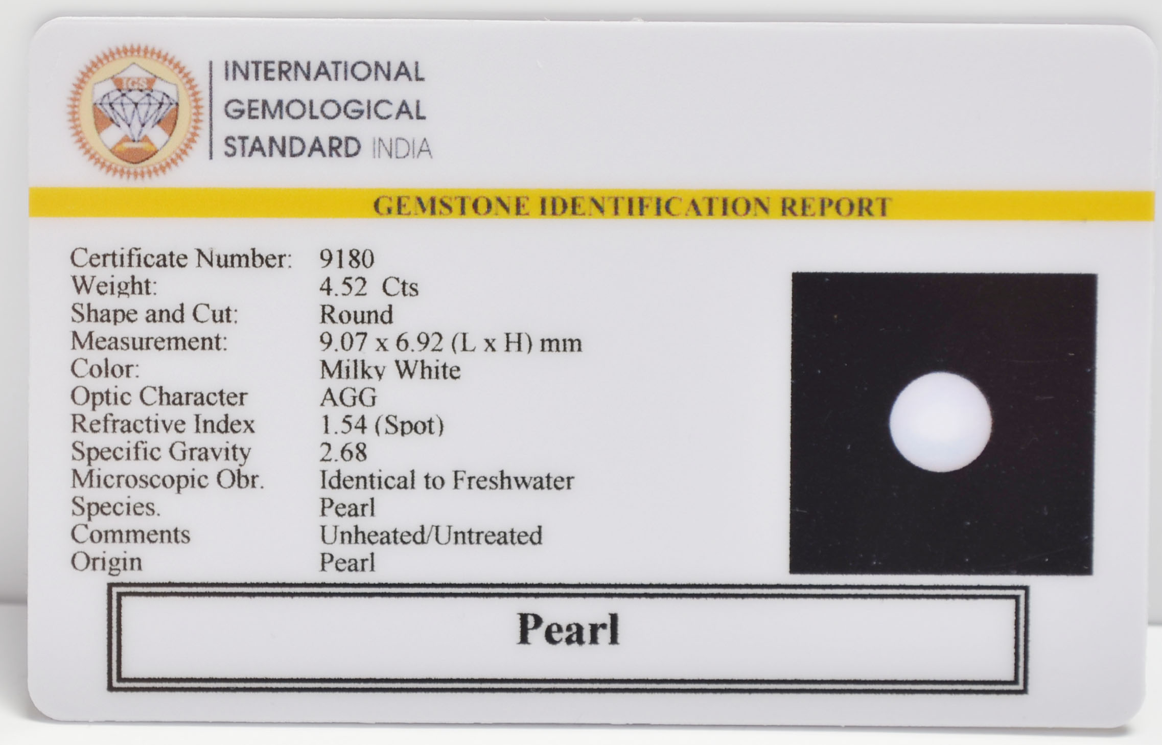 PRL7381 2 PEARL 4.52 Ct.