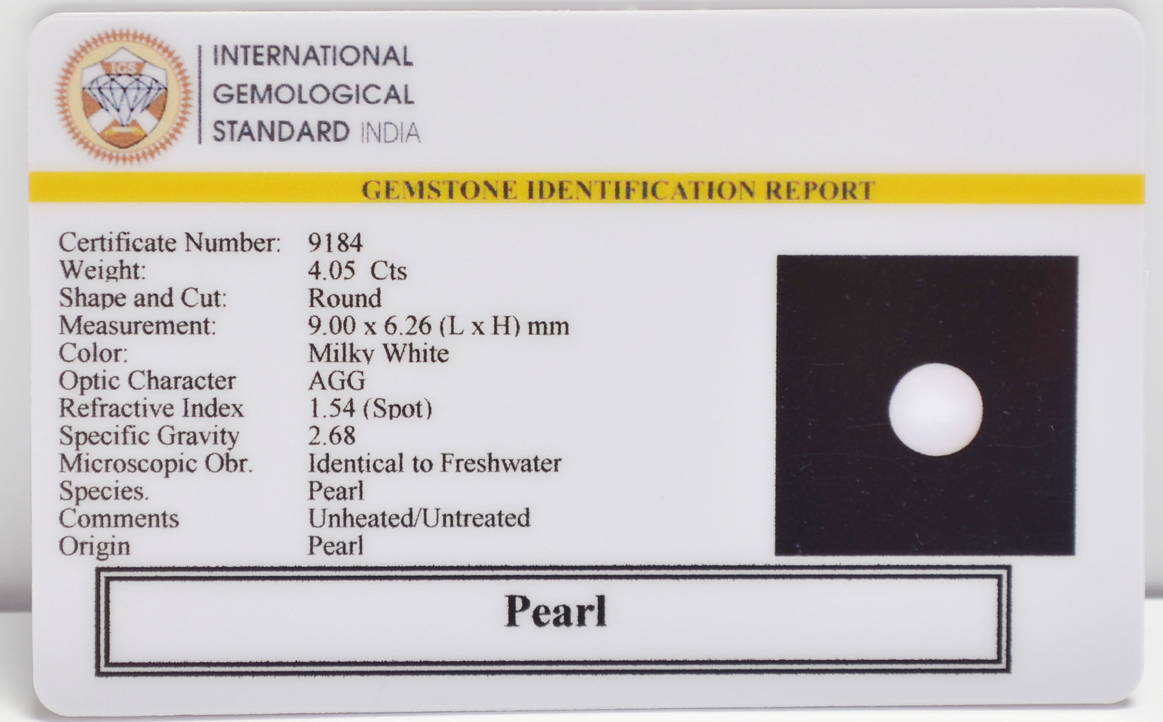 PRL7385 2 PEARL 4.05 Ct.