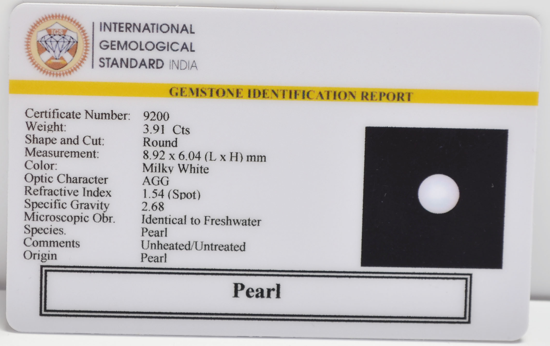 PRL7401 2 PEARL 3.91 Ct.