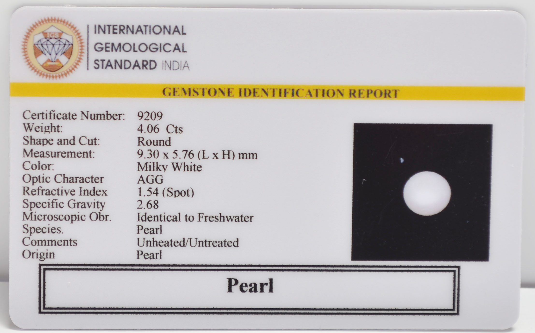 PRL7410 2 PEARL 4.06 Ct.