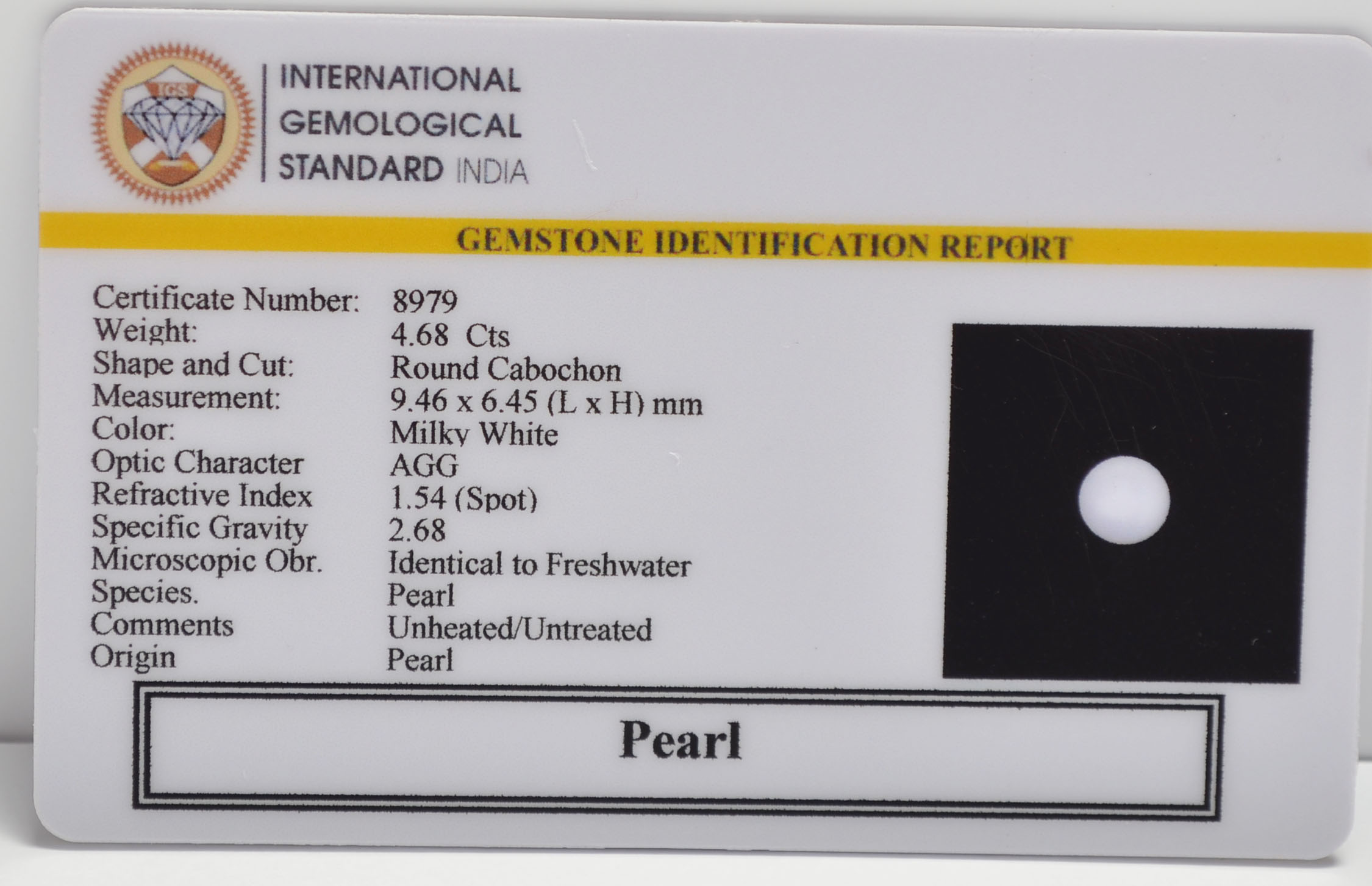 PRLG7178 2 PEARL 4.68 Ct.