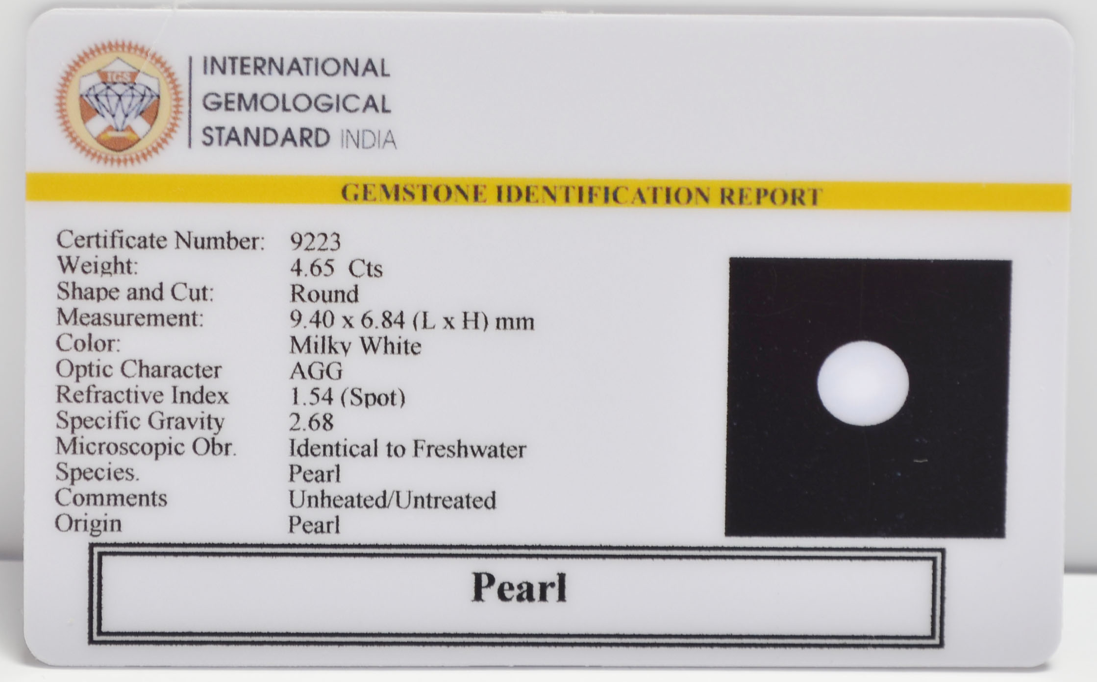 PRLG7189 2 PEARL 4.65 Ct.