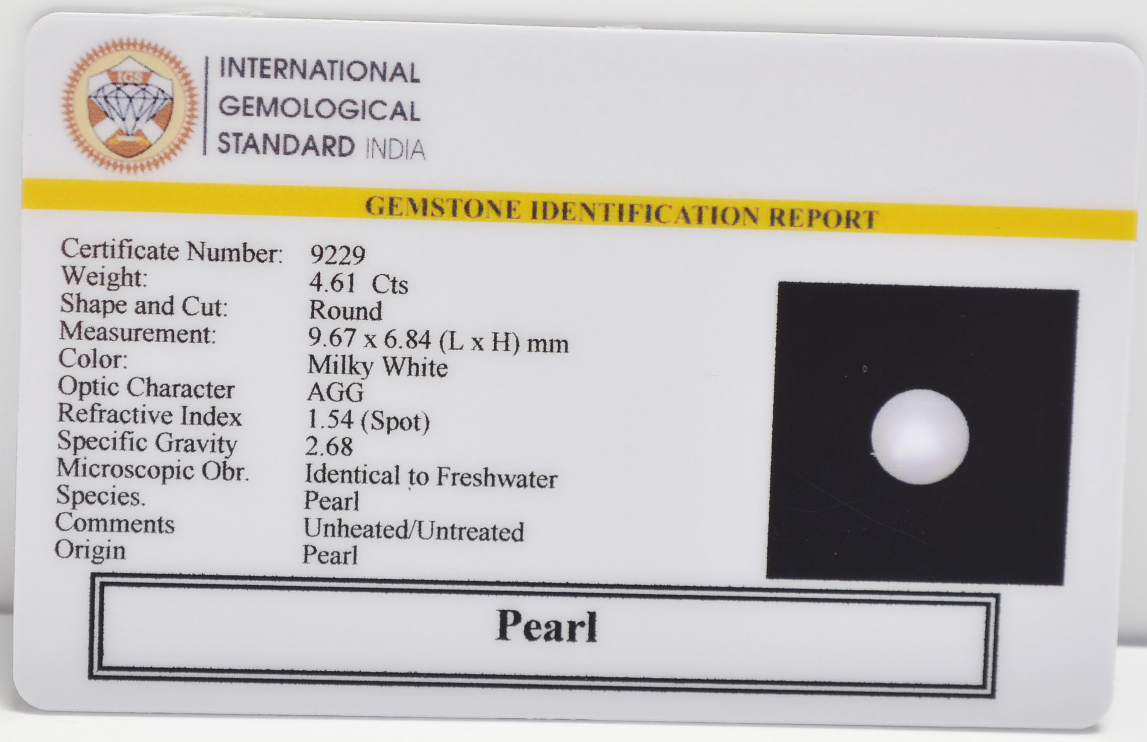 PRLG7195 2 PEARL 4.61 Ct.