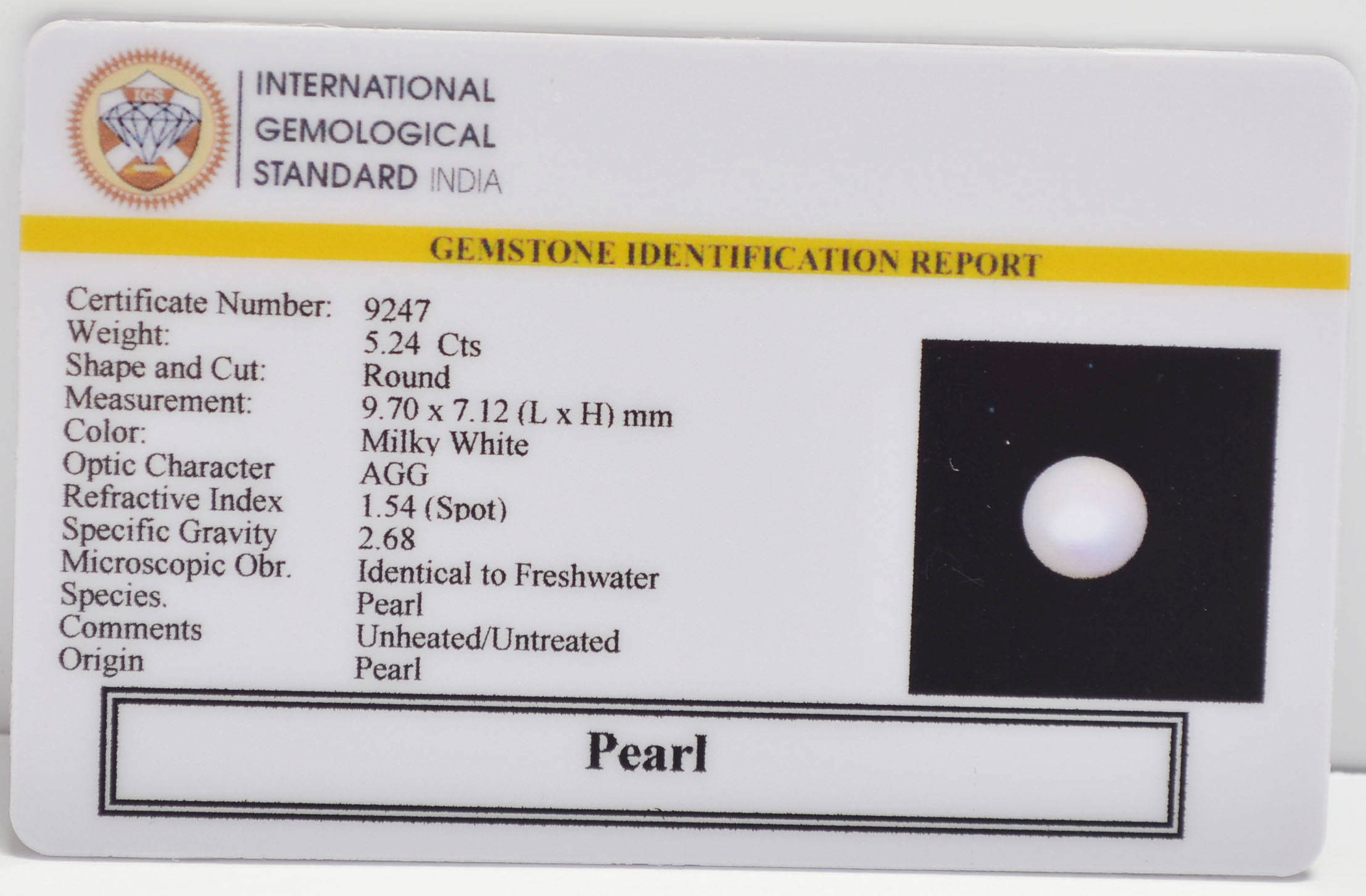 PRLG7213 2 PEARL 5.24 Ct.