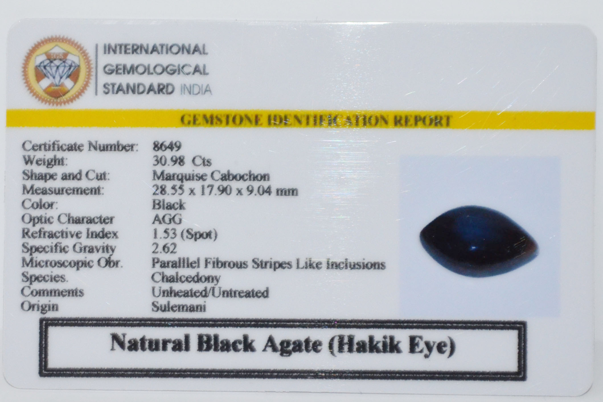 SULEMANI HAKIK 30.98 Ct. 3 SHQ496 2 SULEMANI HAKIK 30.98 Ct.