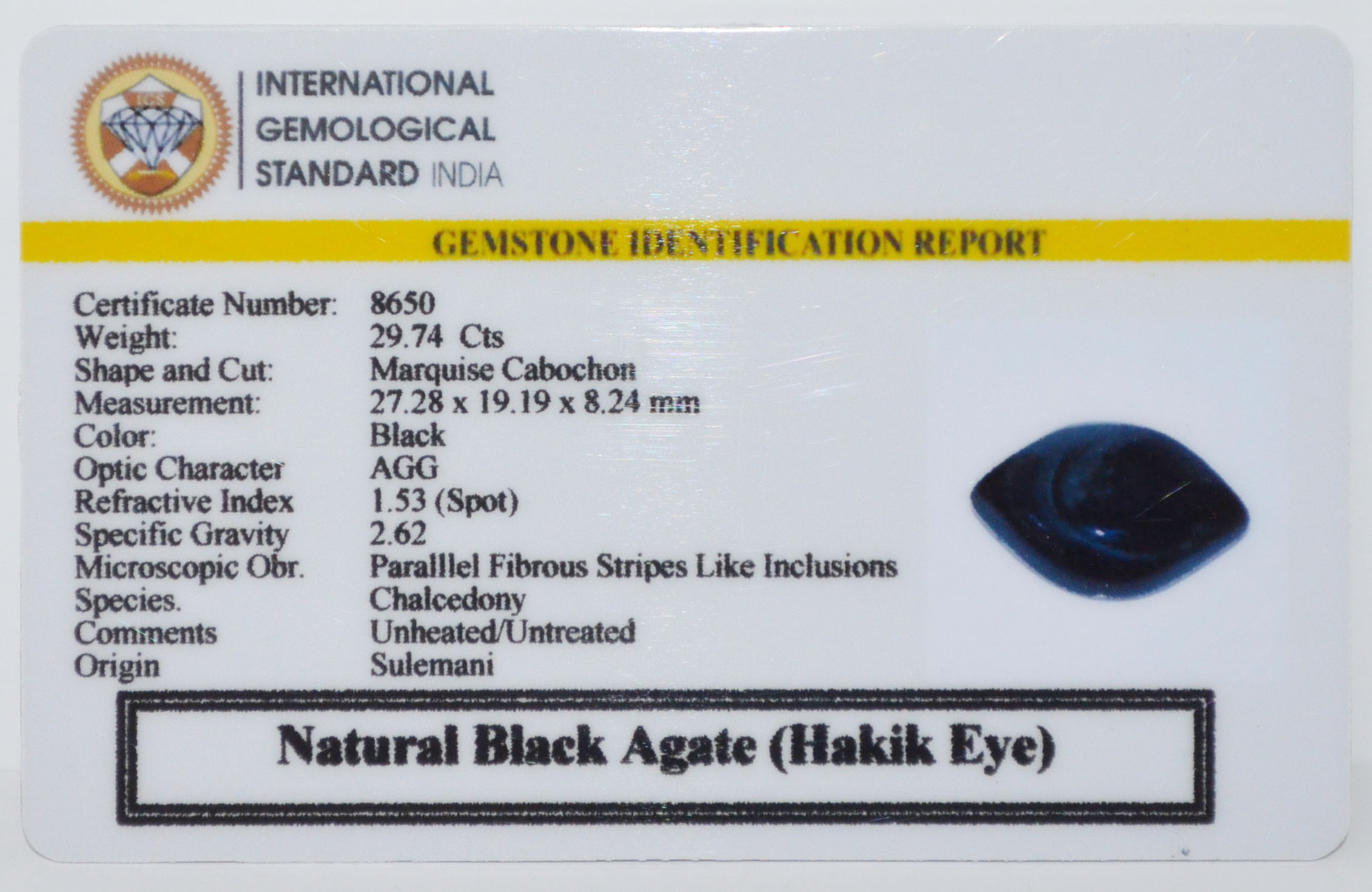 SULEMANI HAKIK 29.74 Ct. 3 SHQ497 2 SULEMANI HAKIK 29.74 Ct.