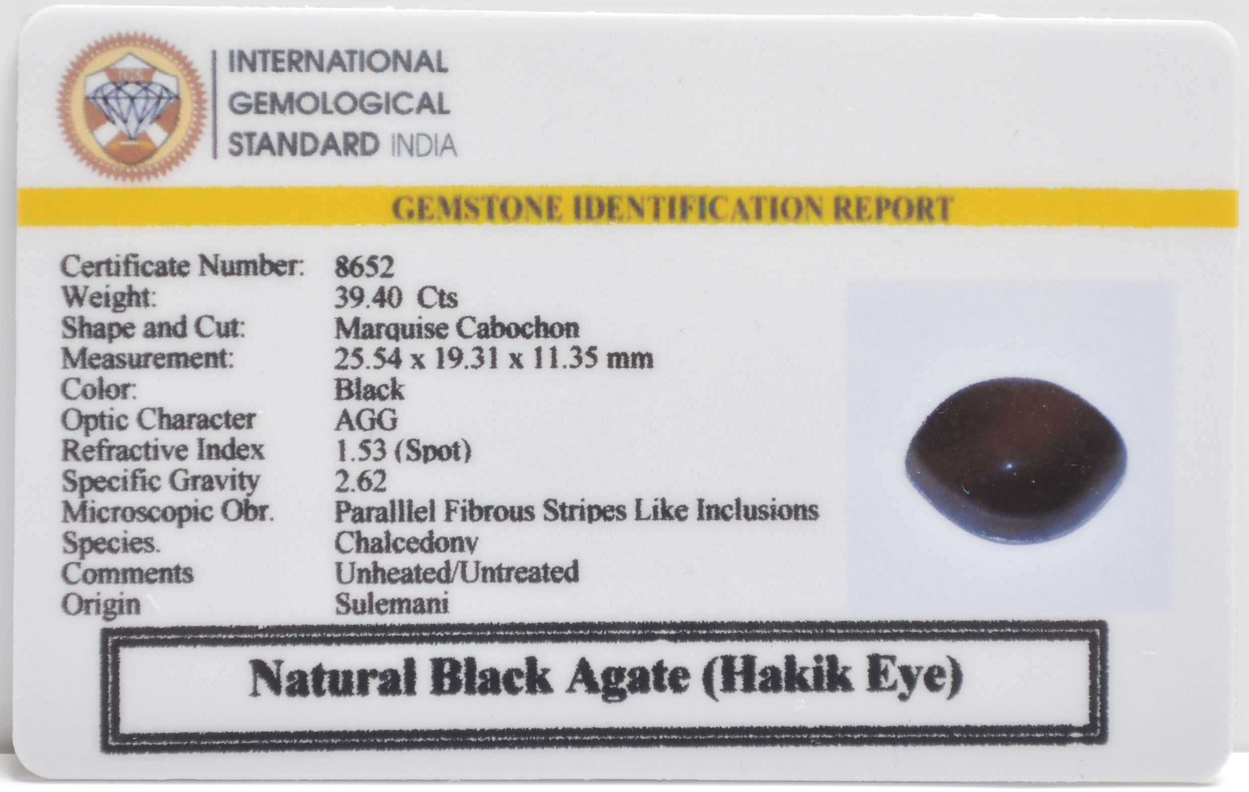 SHQ499 2 SULEMANI HAKIK 39.4 Ct.