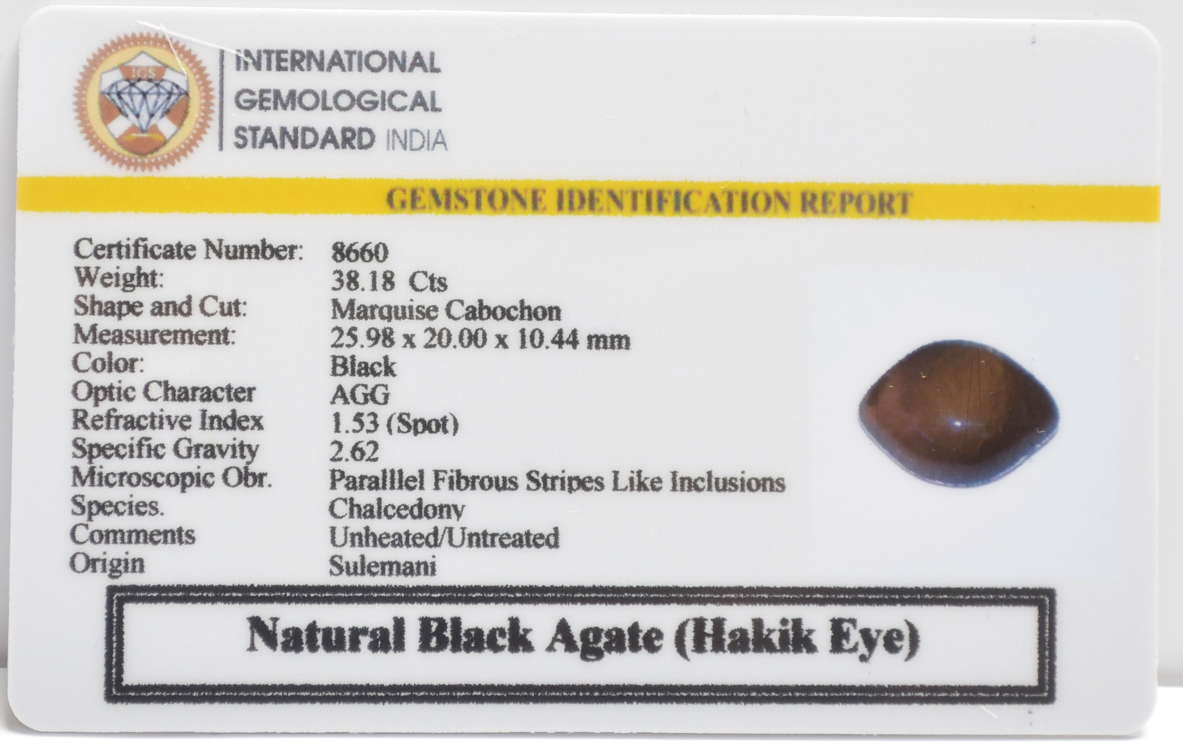 SULEMANI HAKIK 38.18 Ct. 3 SHQ506 2 SULEMANI HAKIK 38.18 Ct.