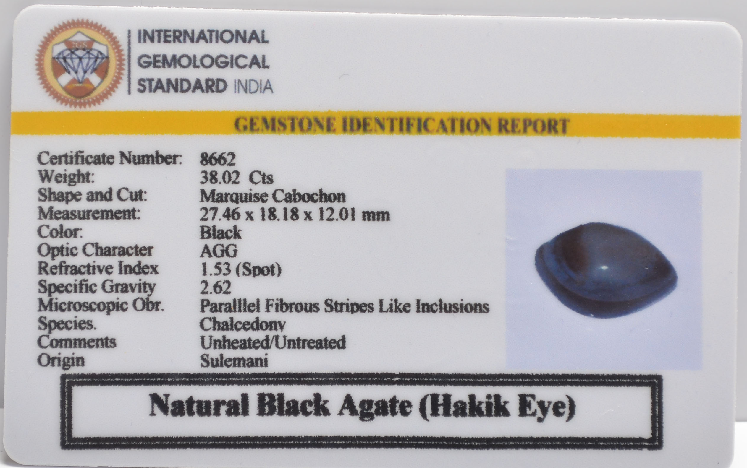 SULEMANI HAKIK 38.02 Ct. 3 SHQ508 2 SULEMANI HAKIK 38.02 Ct.