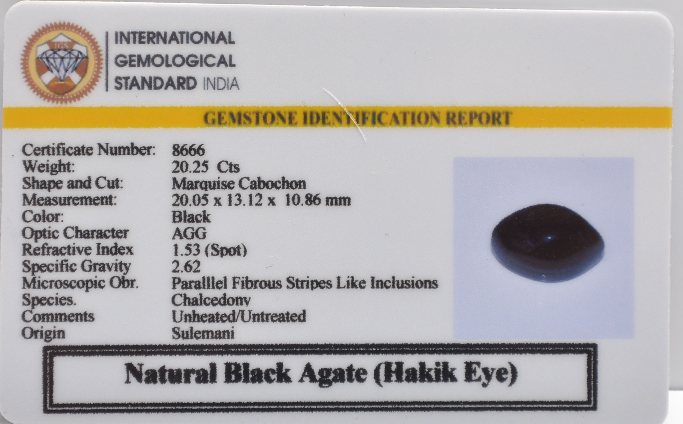 SULEMANI HAKIK 20.25 Ct. 3 SHQ509 2 SULEMANI HAKIK 20.25 Ct.