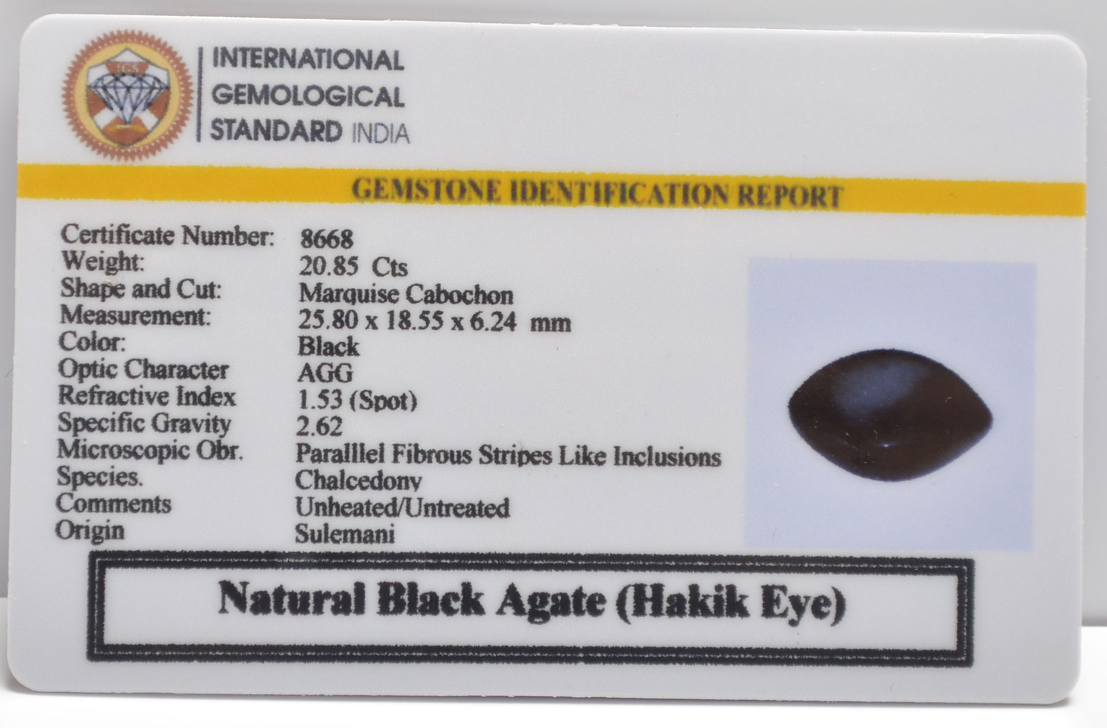 SHQ511 2 SULEMANI HAKIK 20.85 Ct.