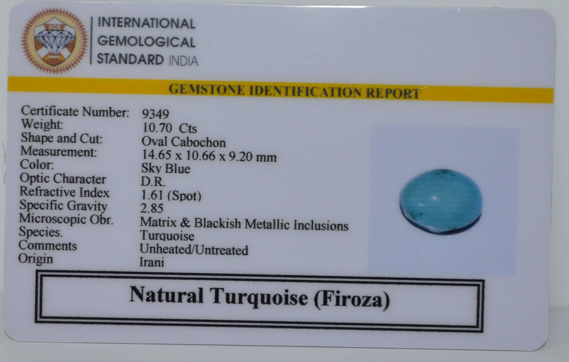 TUR2934 2 TURQUOISE 10.7 Ct.