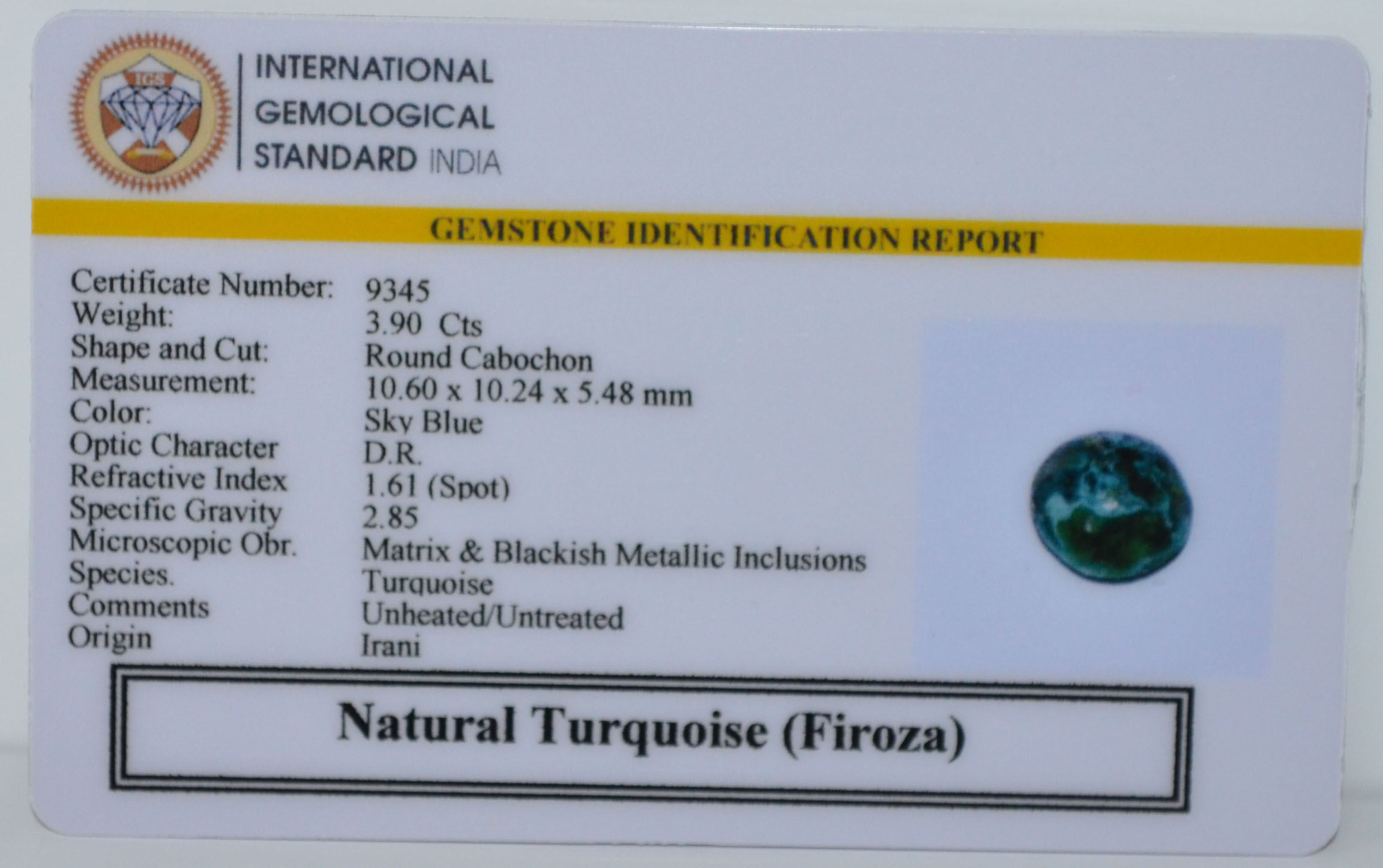 TURG3887 2 TURQUOISE 3.9 Ct.