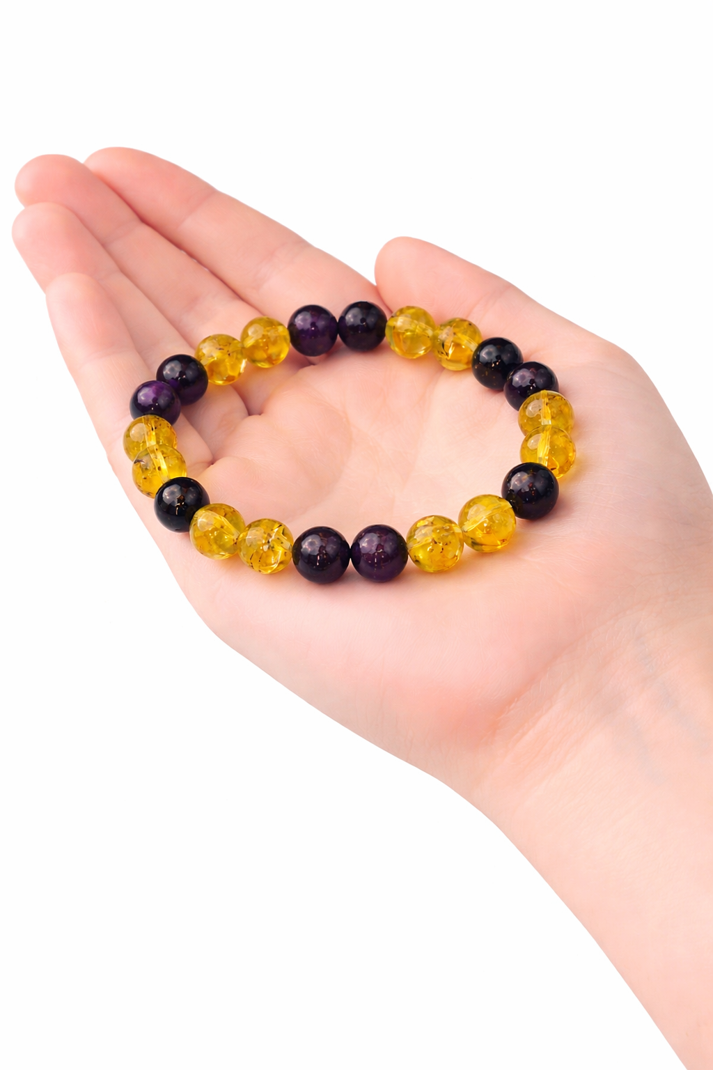 Citrine Amethyst Bracelet Citrine & Amethyst Bracelet