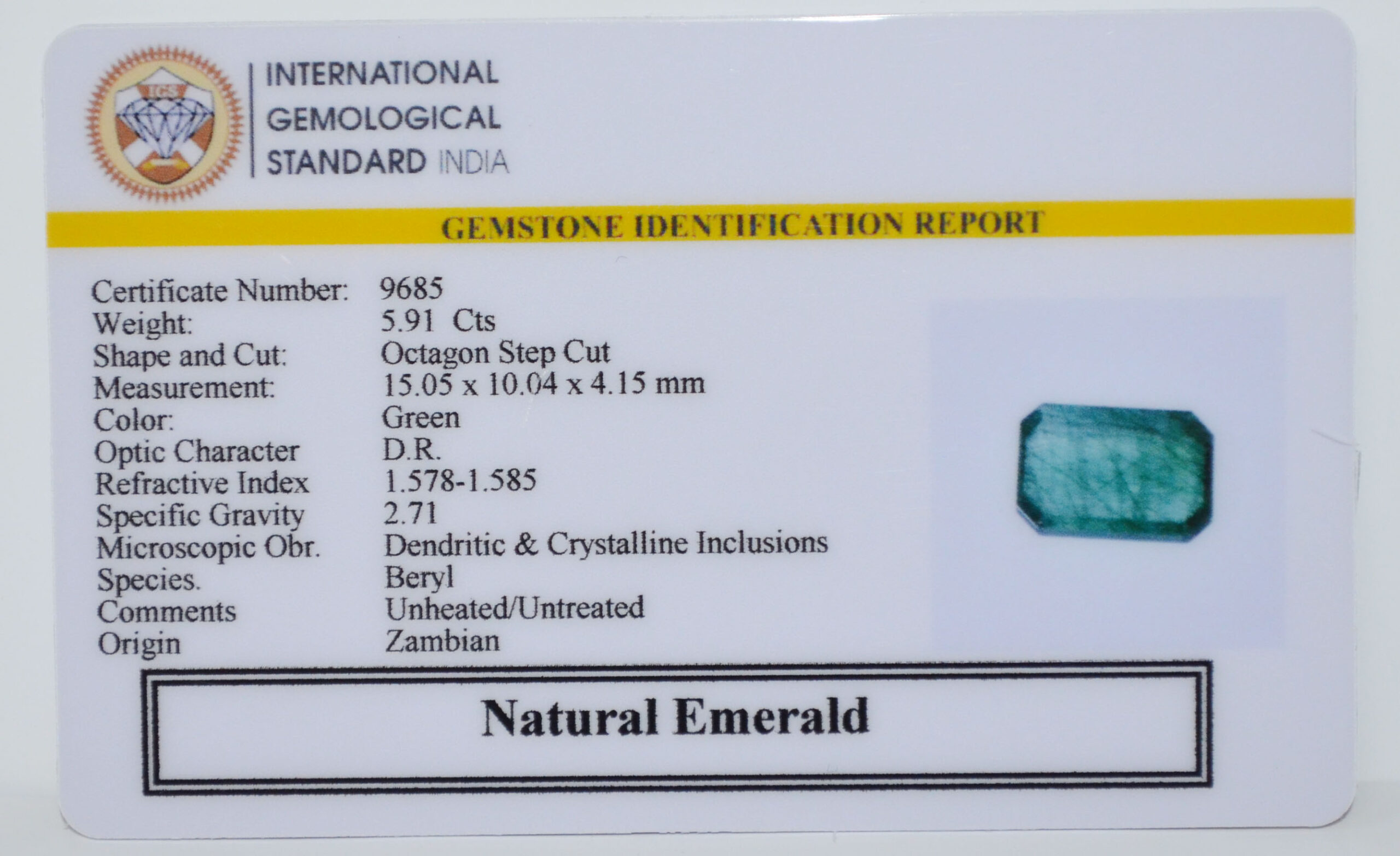 EMERALD 5.91 Ct. 3 EMRD22053 2 scaled EMERALD 5.91 Ct.