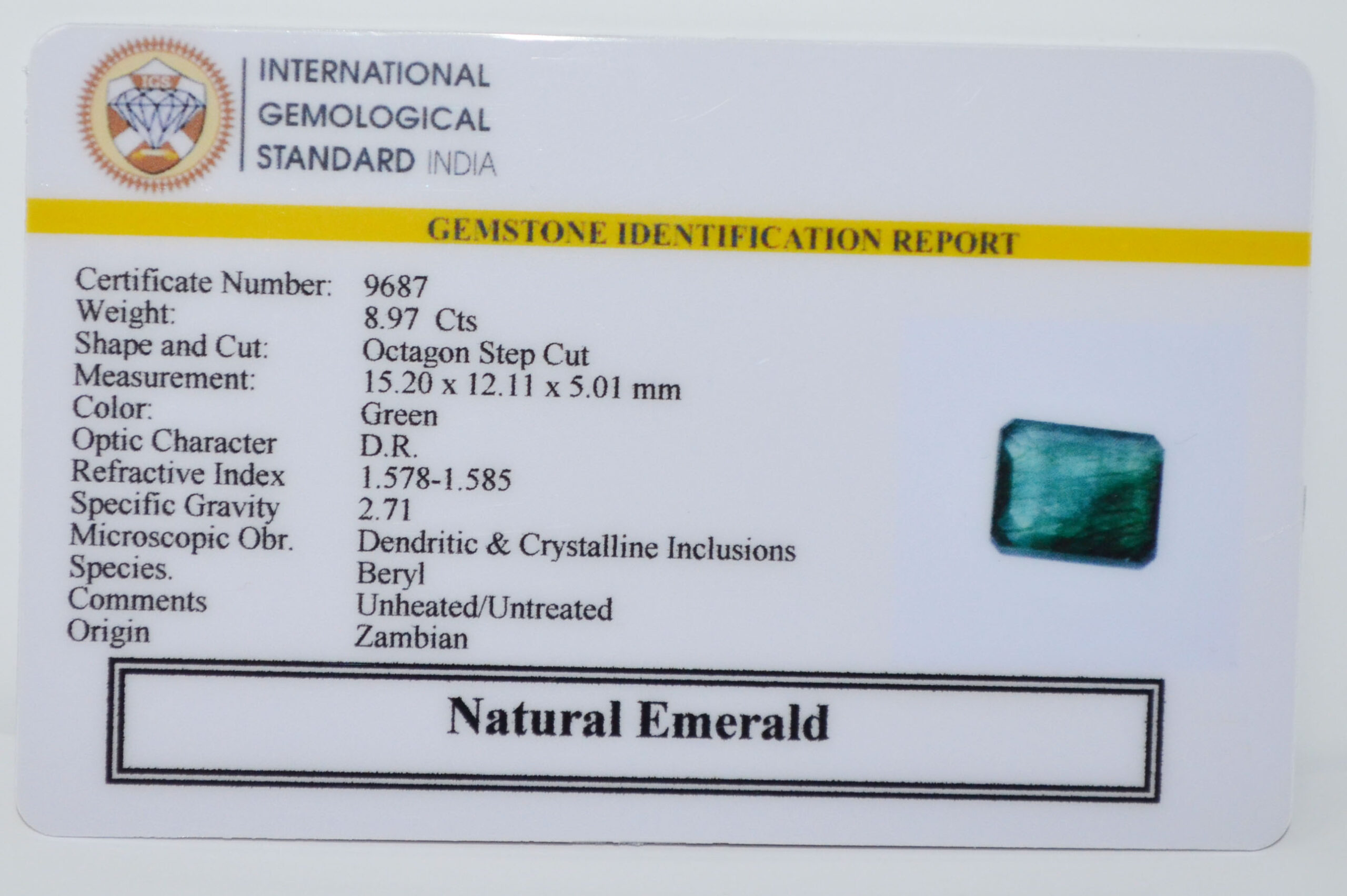 EMERALD 8.97 Ct. 3 EMRD22055 2 scaled EMERALD 8.97 Ct.