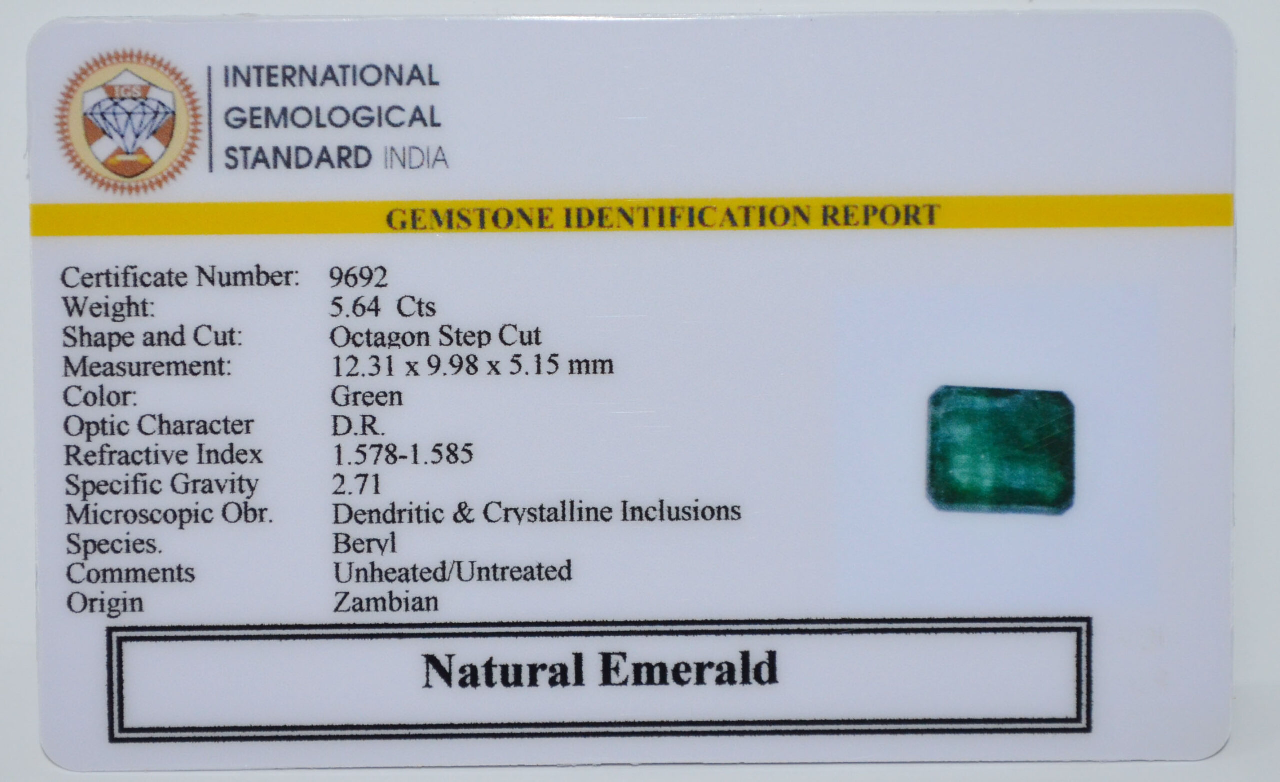 EMERALD 5.64 Ct. 3 EMRD22058 2 scaled EMERALD 5.64 Ct.