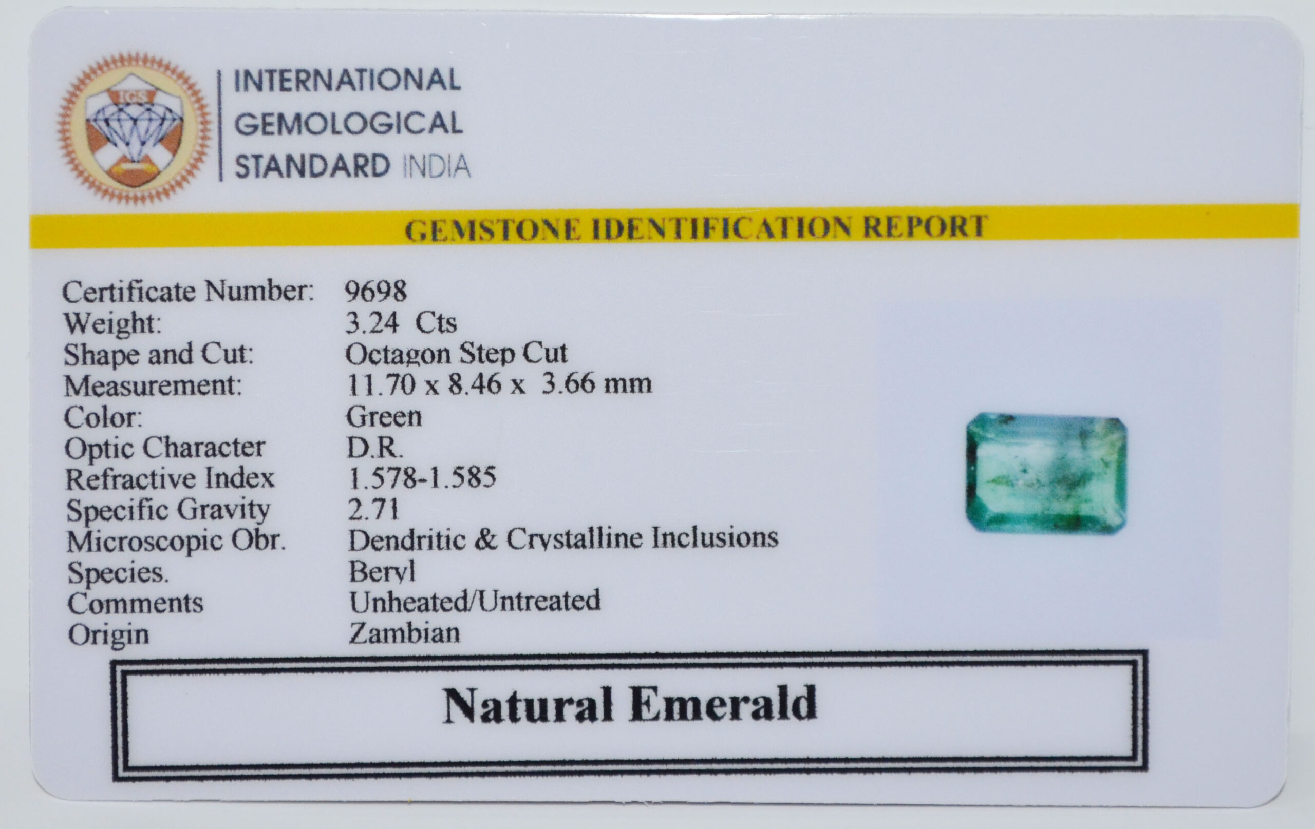 EMERALD 3.24 Ct. 3 EMRD22063 2 scaled EMERALD 3.24 Ct.