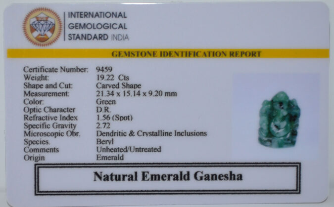 GANESH EMERALD 19.22 Ct.