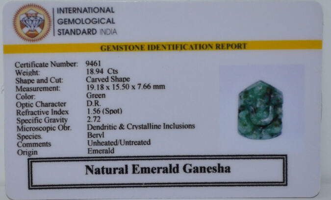 GANESH EMERALD 18.94 Ct.