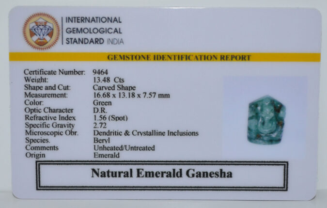 GANESH EMERALD 13.48 Ct.