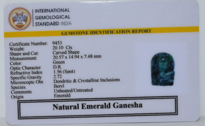 GANESH EMERALD 20.1 Ct.