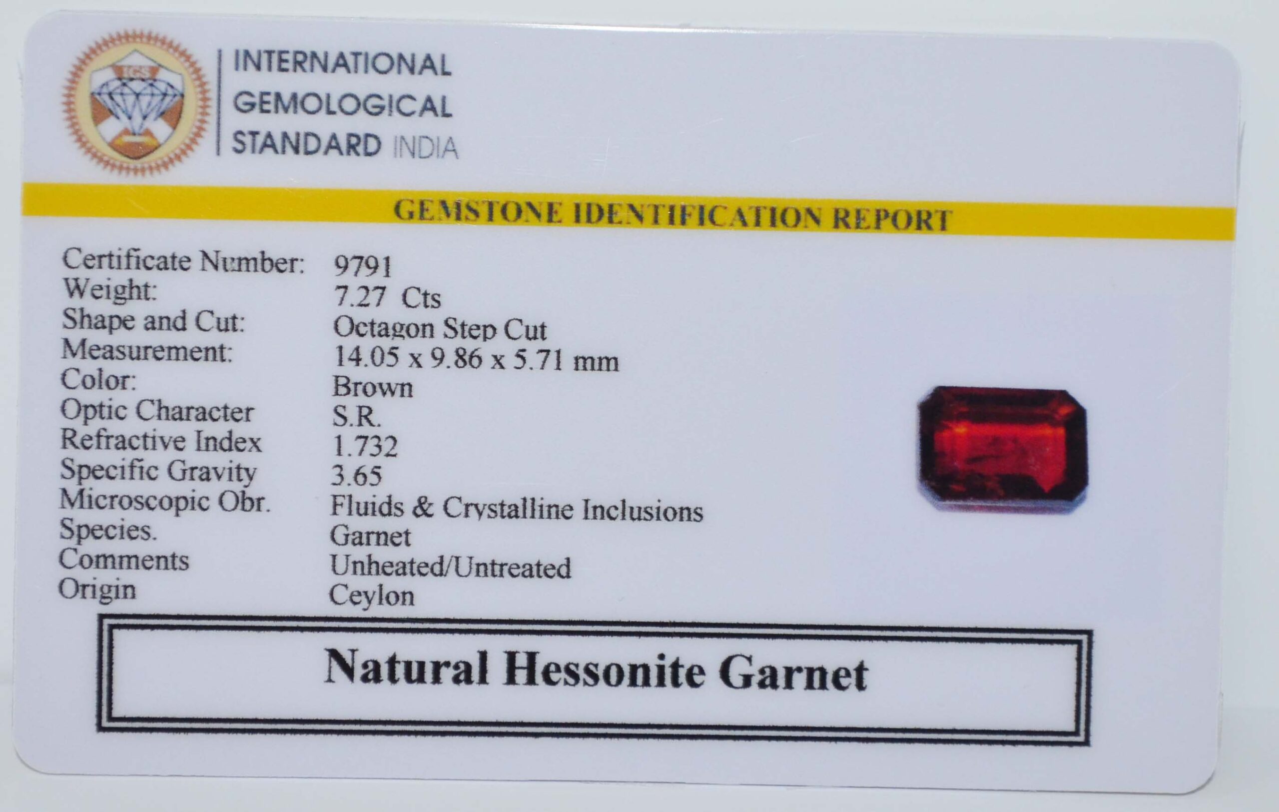 GMD7652 2 1 scaled HESSONITE GOMED 7.27 Ct.