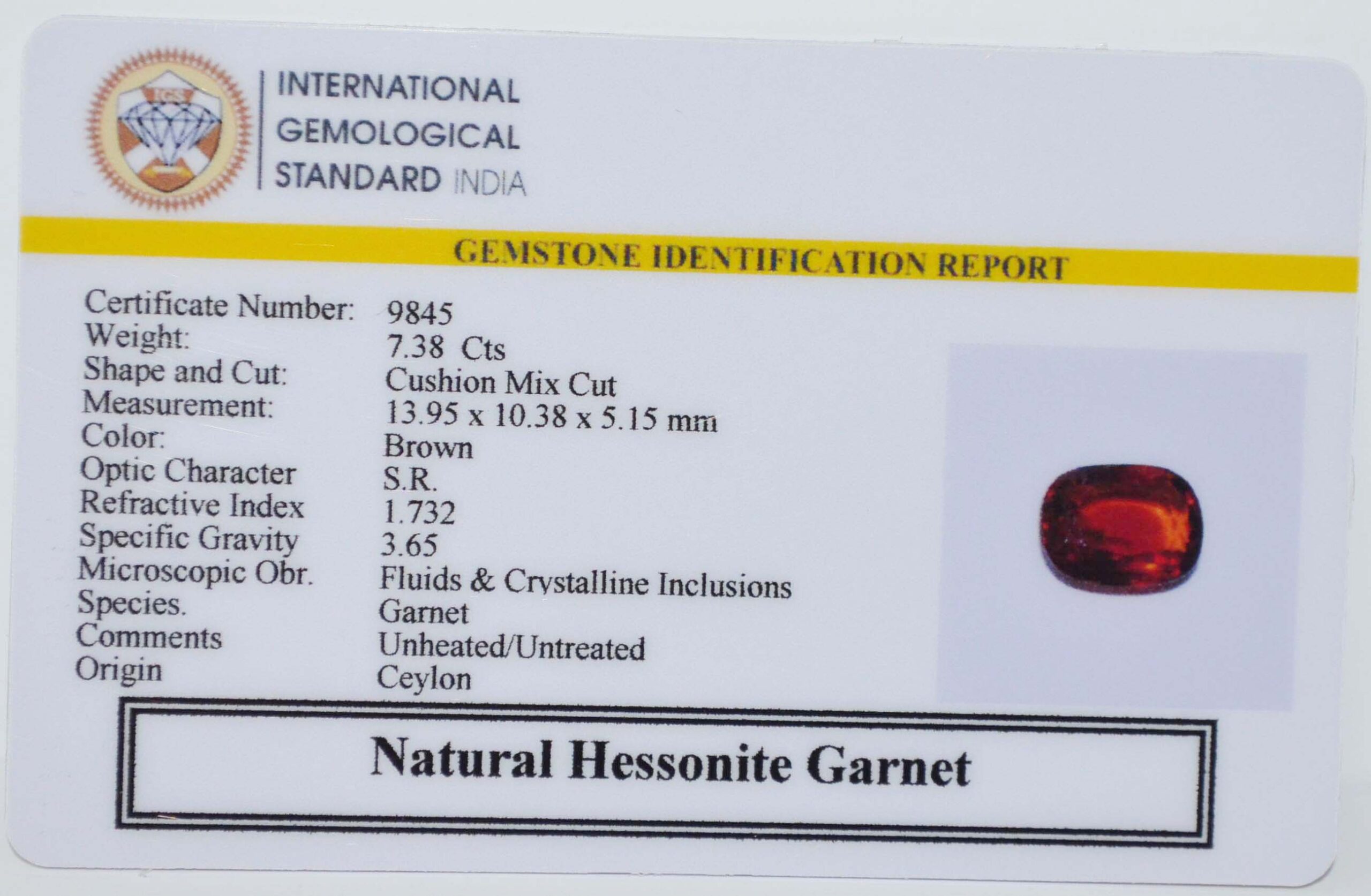 GMD7691 2 scaled HESSONITE GOMED 7.38 Ct.