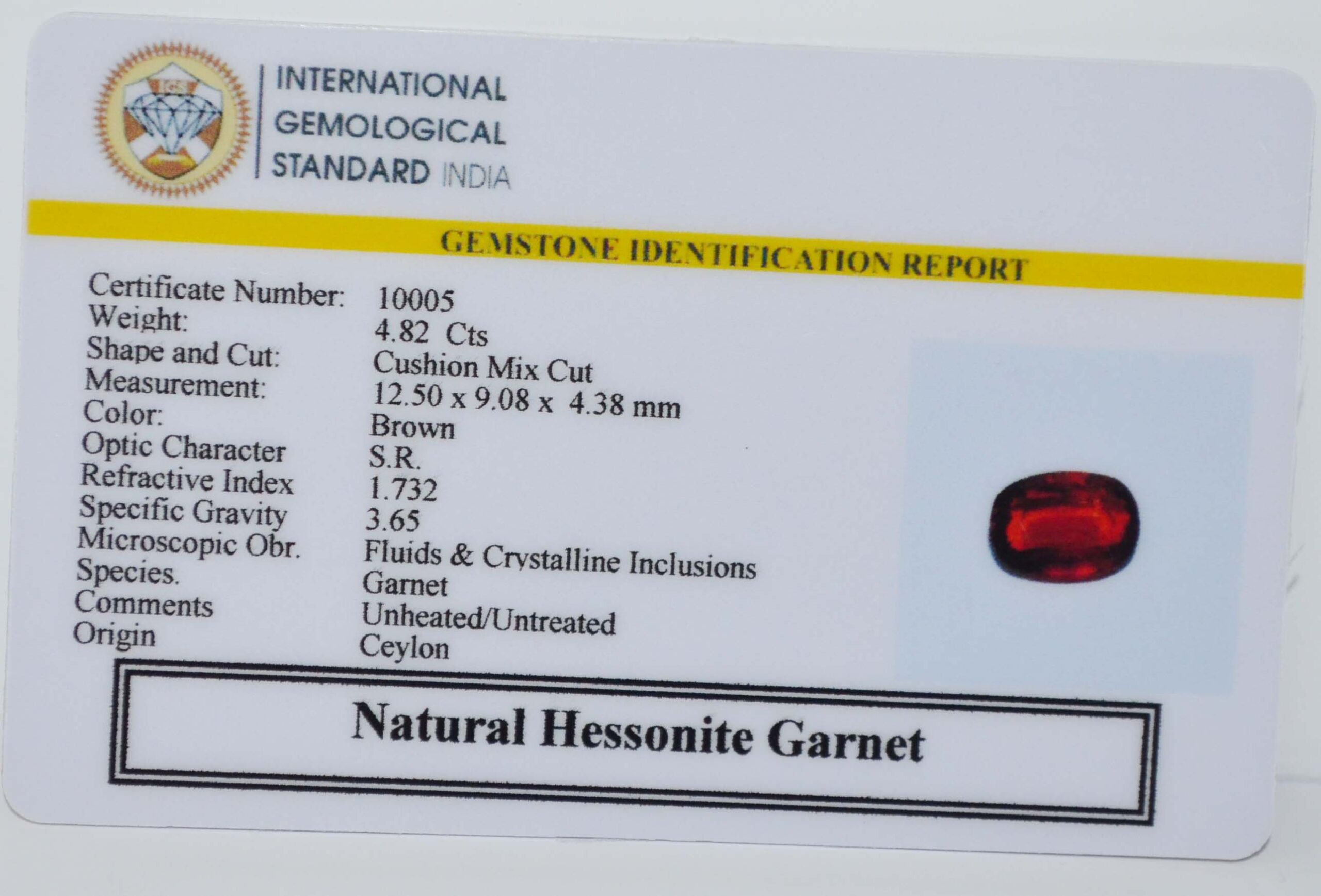 GMD7760 2 scaled HESSONITE GOMED 4.82 Ct.