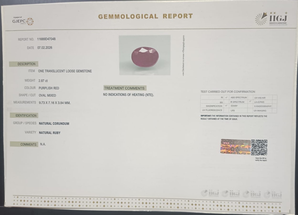RUBY 2.87 Ct. 3 RUBG8470 2 RUBY 2.87 Ct.