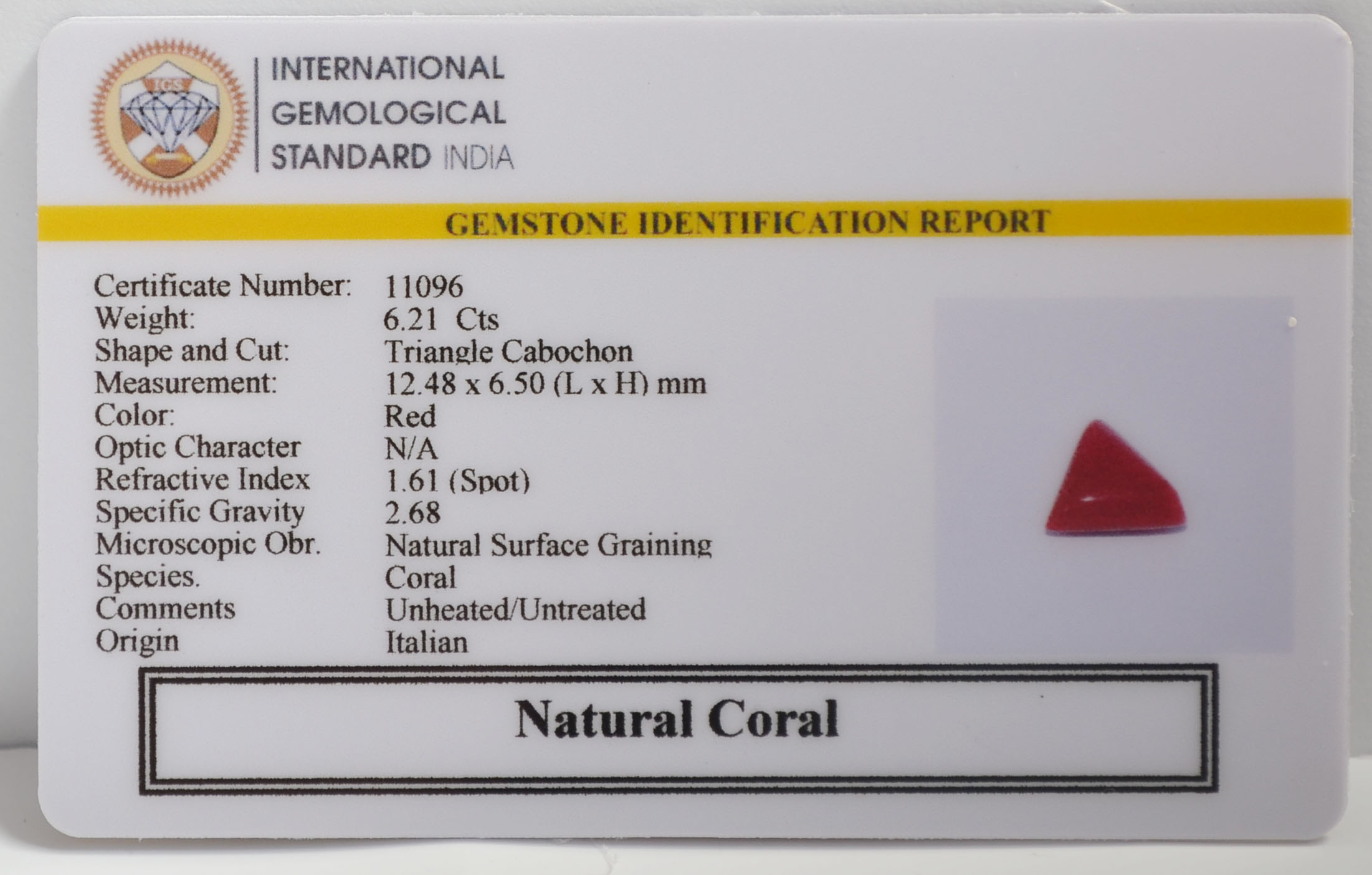 CRL6331 2 CORAL 6.21 Ct.