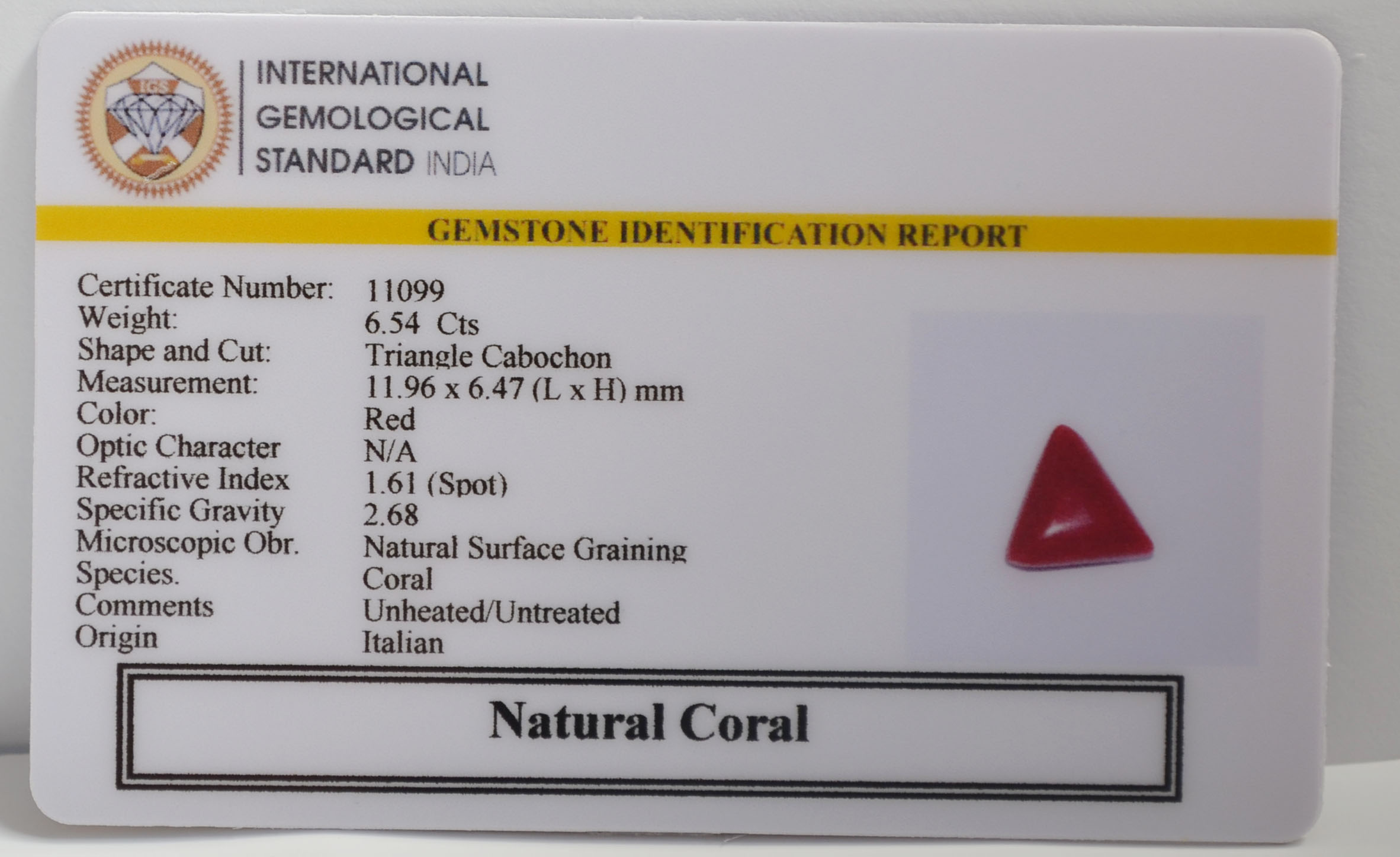 CRL6333 2 CORAL 6.54 Ct.