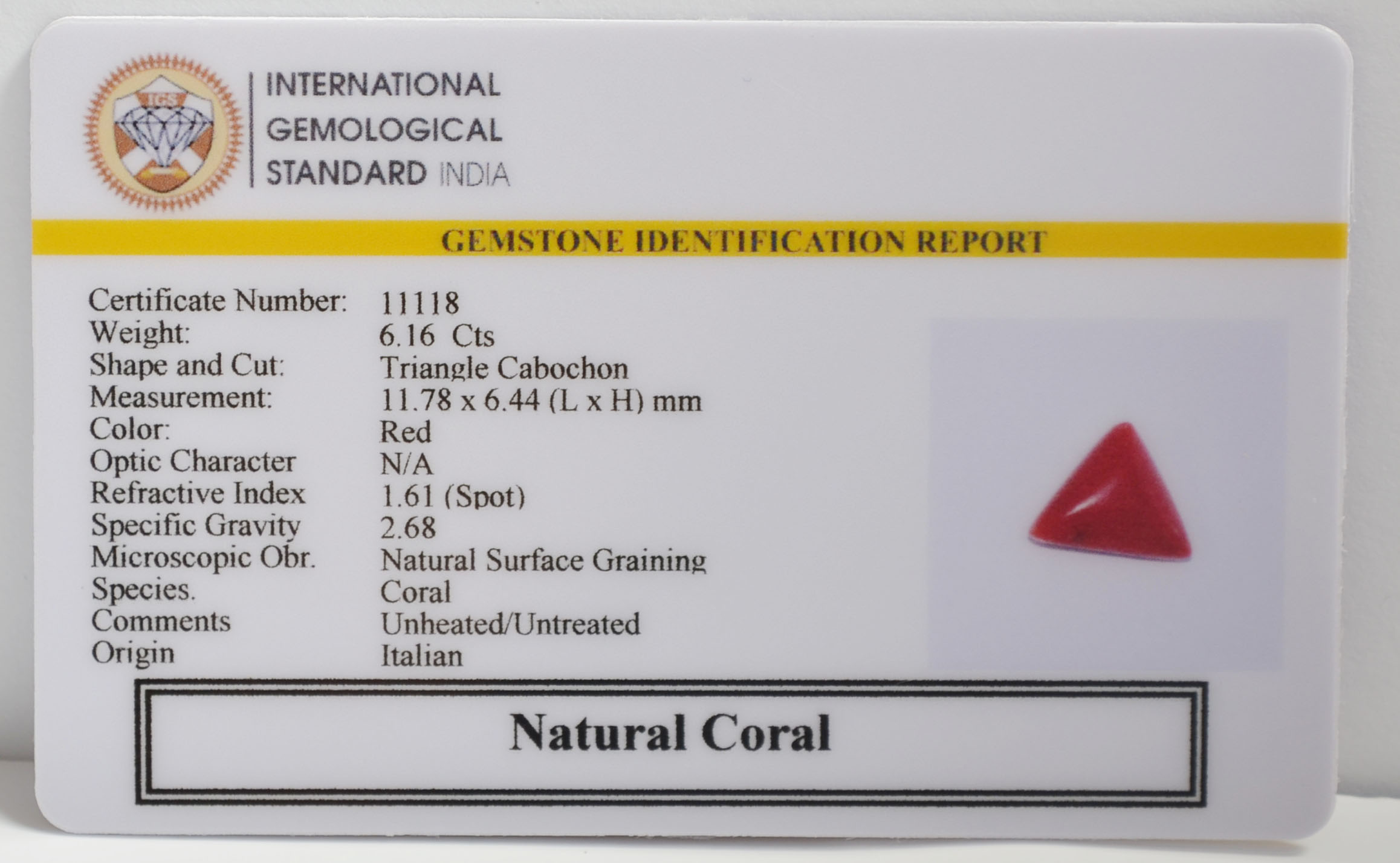 CRL6350 2 CORAL 6.16 Ct.