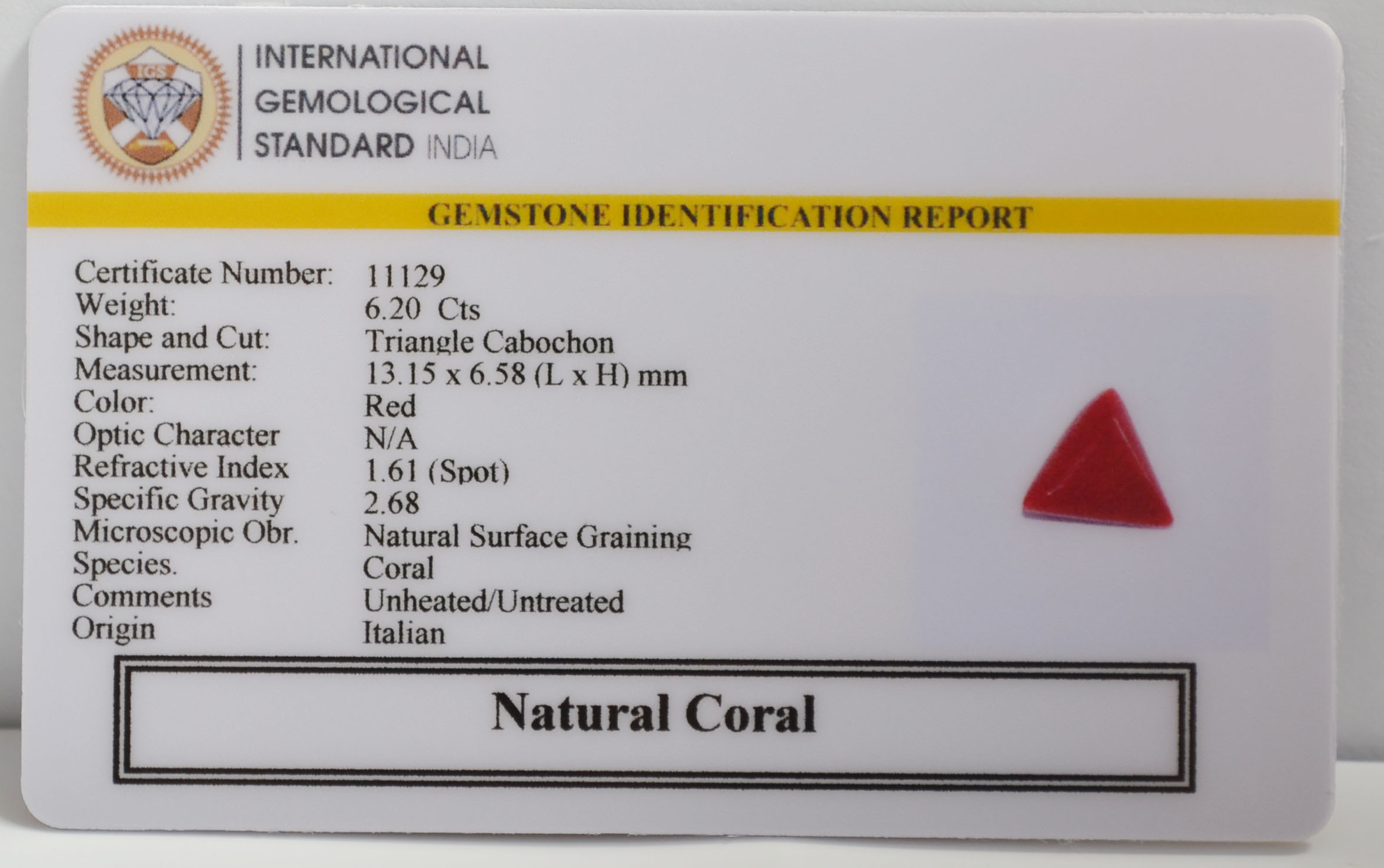 CRL6359 2 CORAL 6.2 Ct.