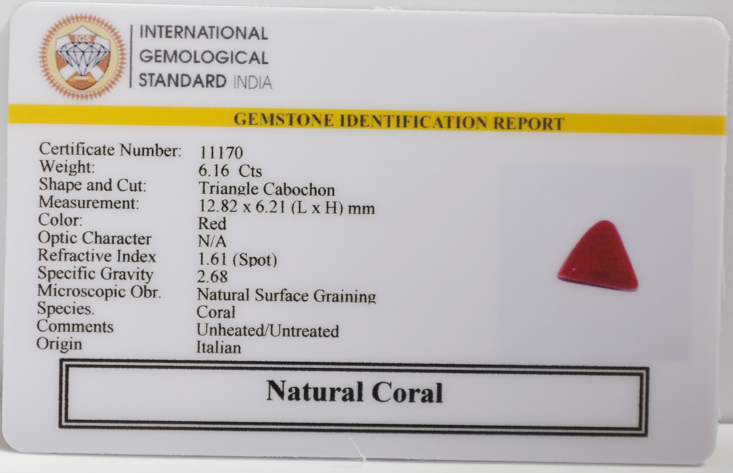 CRL6390 2 CORAL 6.16 Ct.