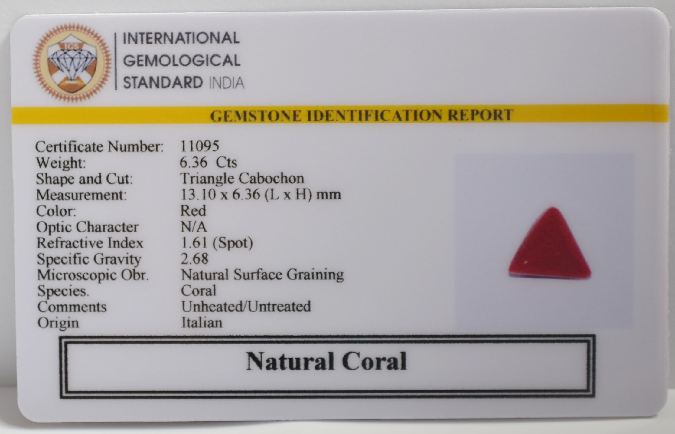 CRLG6291 2 CORAL 6.36 Ct.
