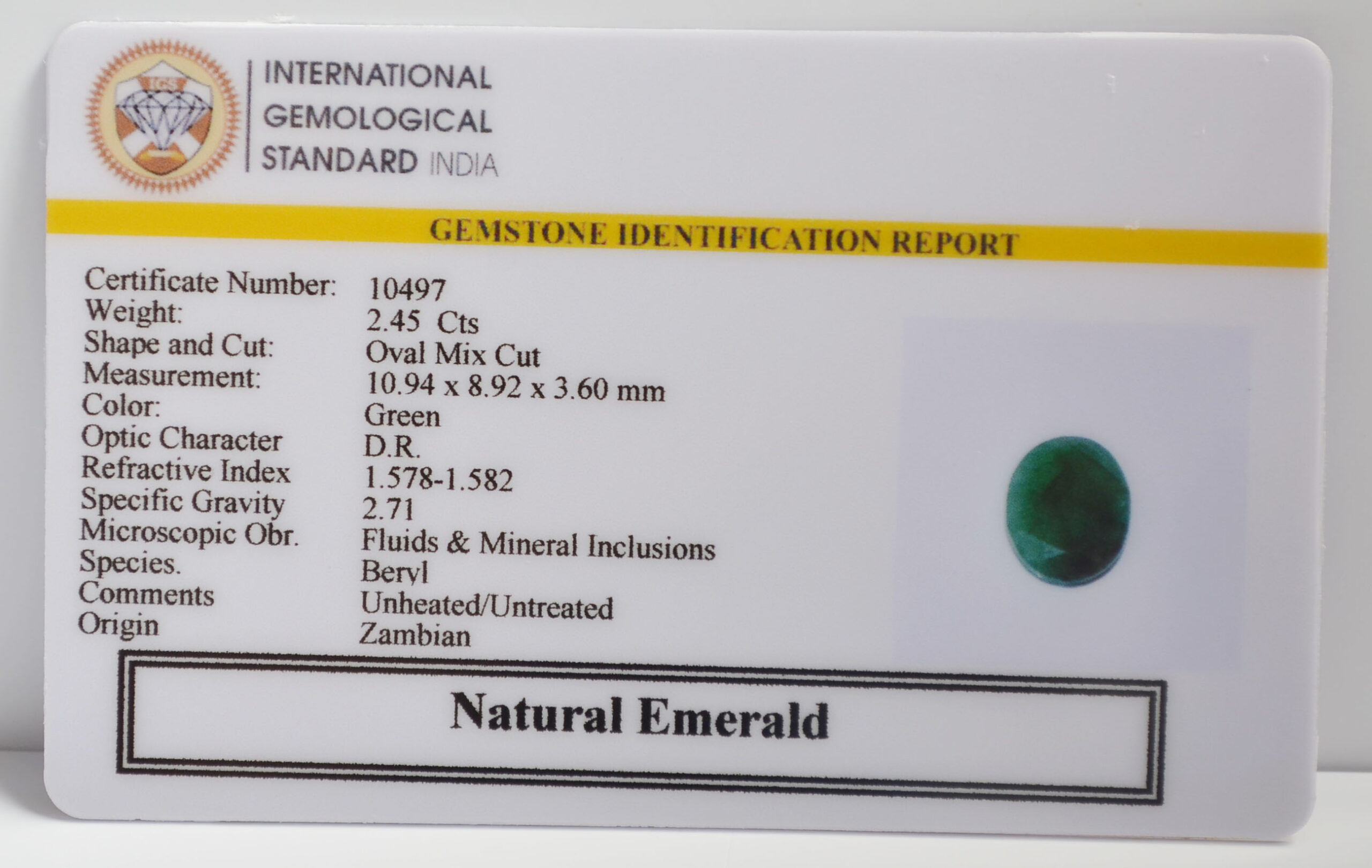 EMR22313 2 1 scaled EMERALD 2.45 Ct.